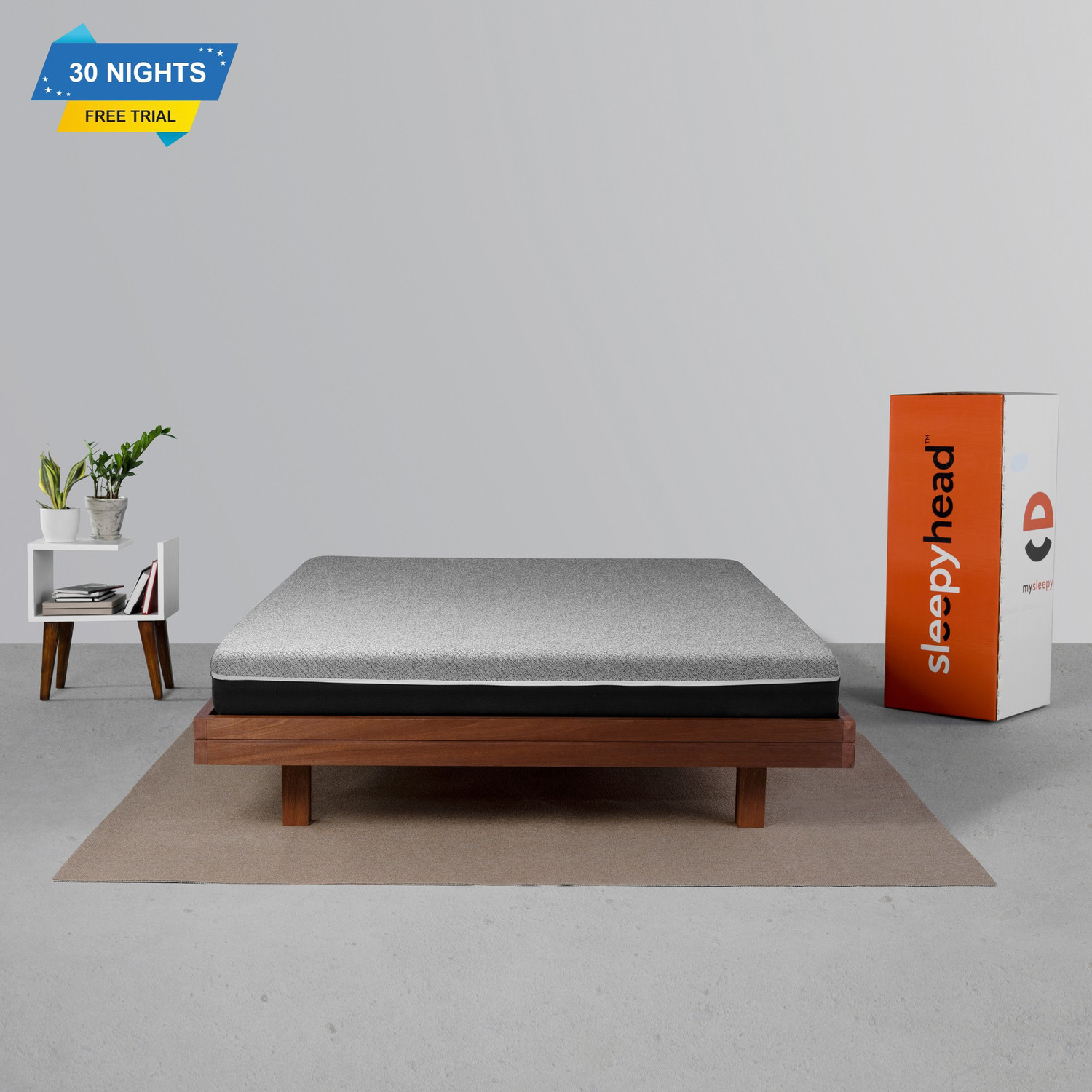 Image of Sleepyhead Laxe - BodyIQ Orthopedic Memory Foam 8 inch Double Latex Foam Mattress