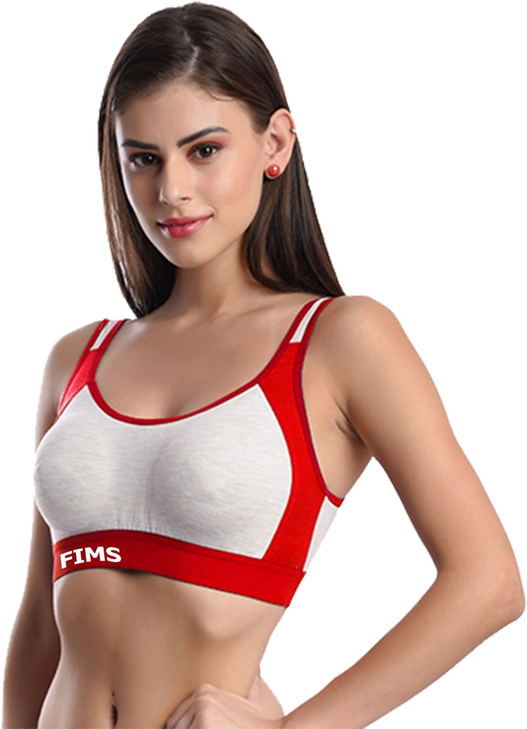 FIMS FIMS - Fashion is my style Women Cotton Sports Bra for Gym