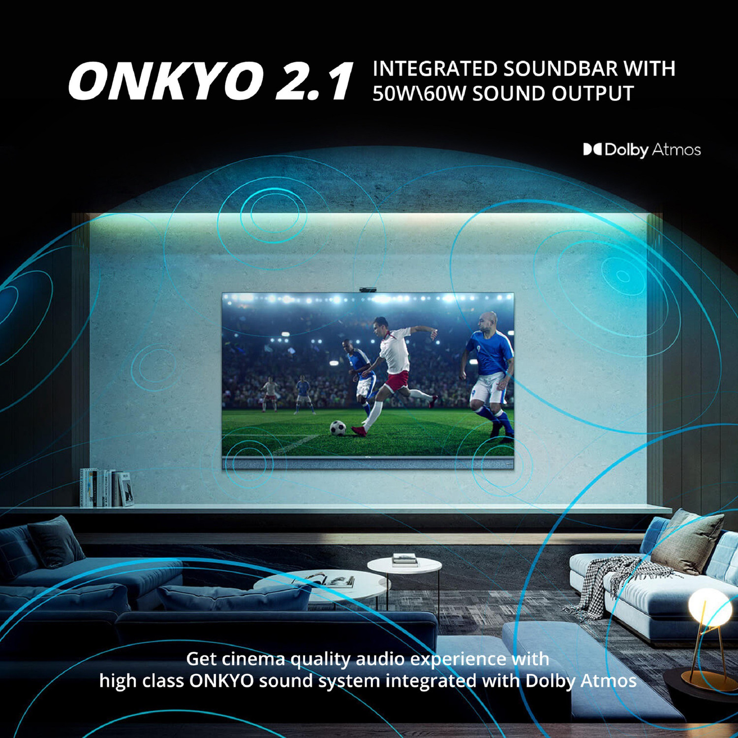 Image of TCL C825 164 cm (65 inch) QLED Ultra HD (4K) Smart Android TV (Graphite Grey) (2021 Model) | Mini LED with Video Call Camera (65C825)