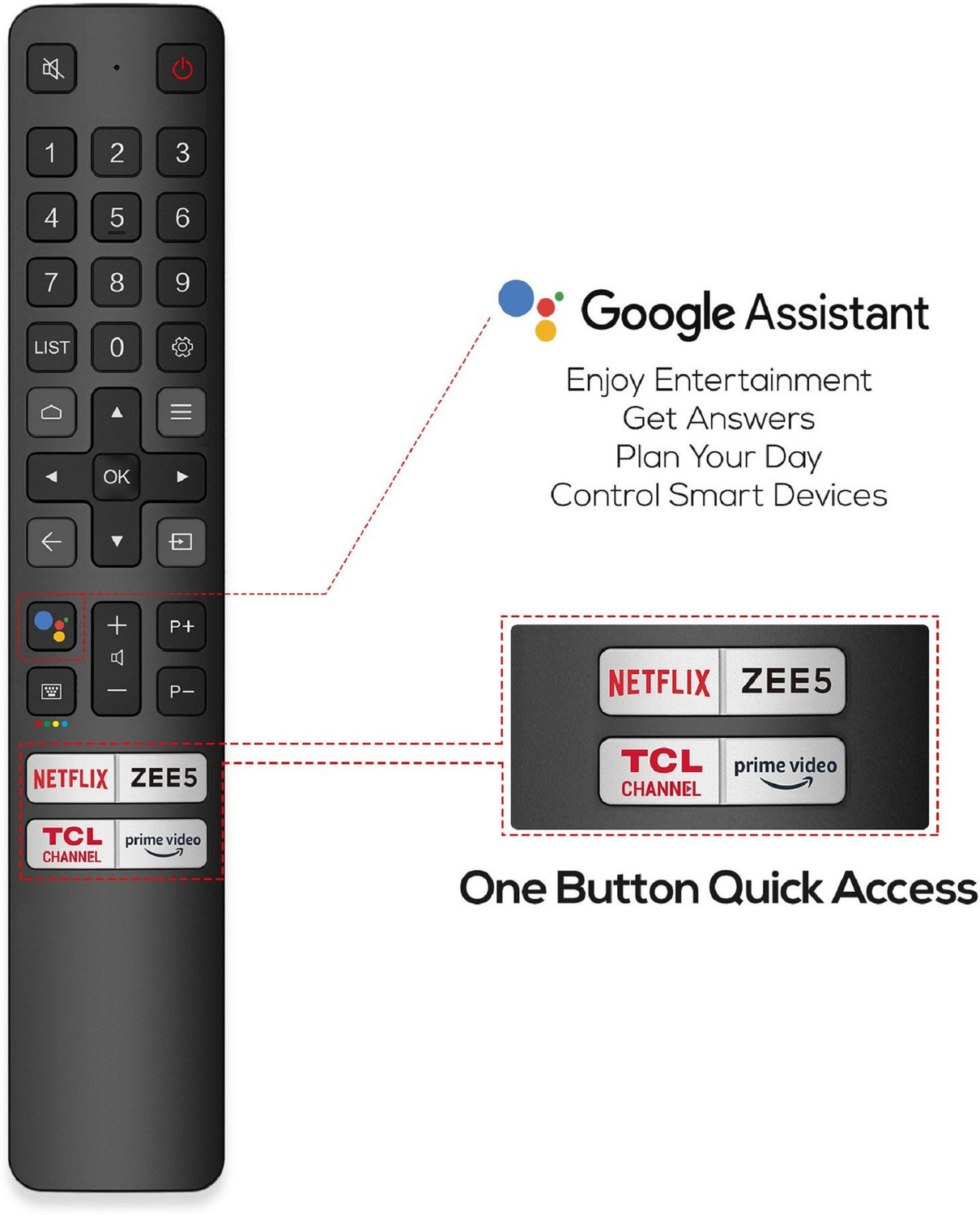 Image of TCL C825 164 cm (65 inch) QLED Ultra HD (4K) Smart Android TV (Graphite Grey) (2021 Model) | Mini LED with Video Call Camera (65C825)