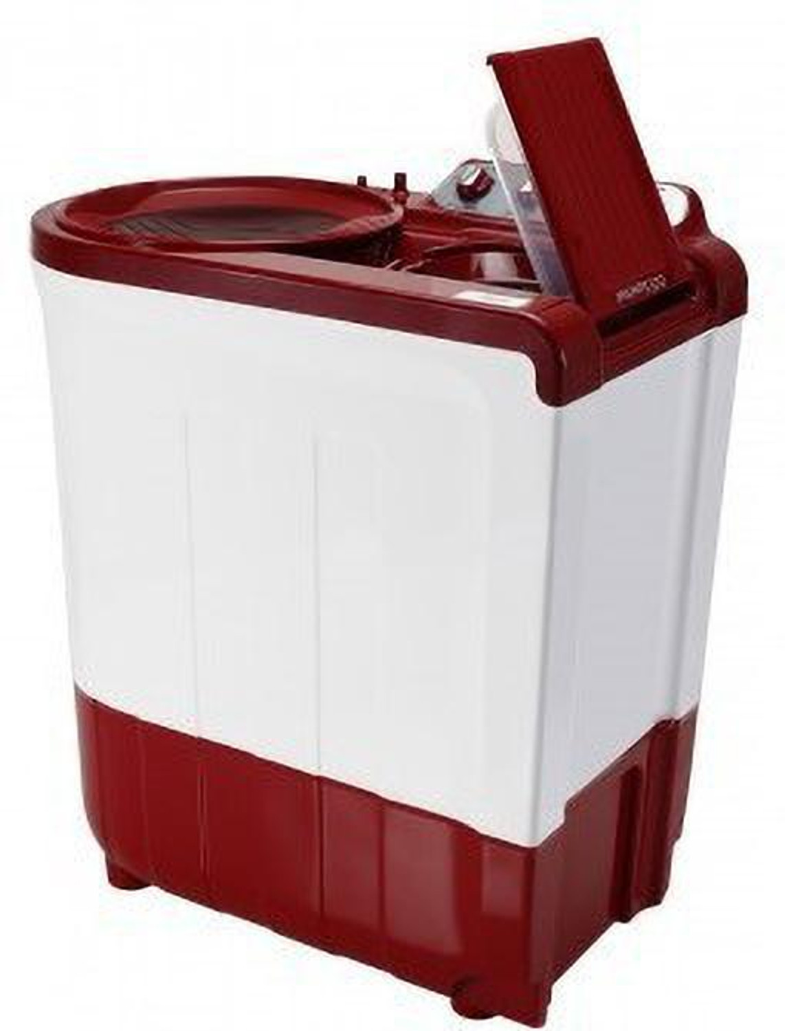 Image of Whirlpool 8 kg 5 Star, Supersoak Technology Semi Automatic Top Load Washing Machine Red