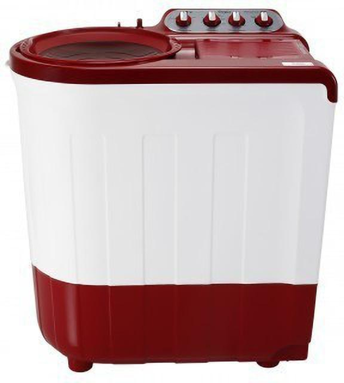 Image of Whirlpool 8 kg 5 Star, Supersoak Technology Semi Automatic Top Load Washing Machine Red