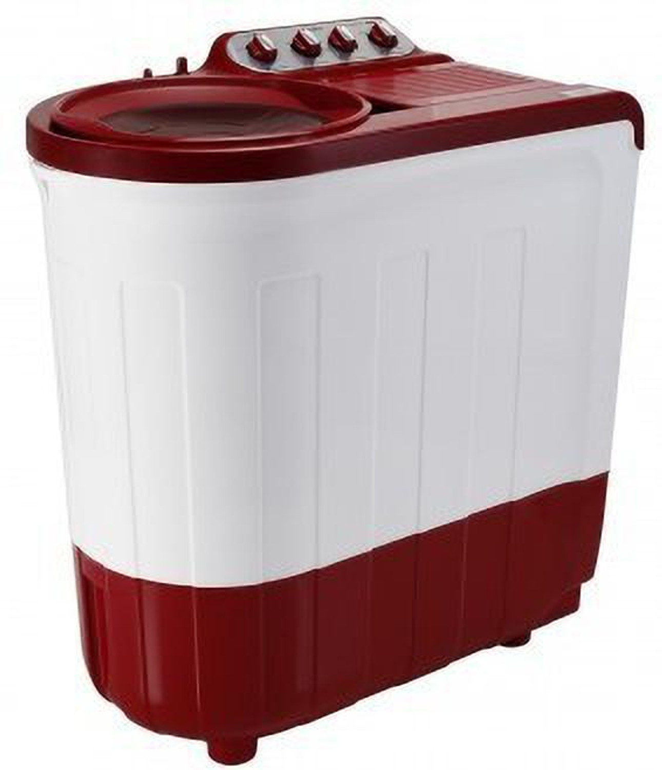 Image of Whirlpool 8 kg 5 Star, Supersoak Technology Semi Automatic Top Load Washing Machine Red