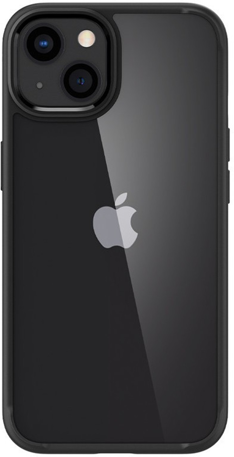 Spigen Ultra Hybrid Back Cover for APPLE iPhone 13 (Black, Flexible