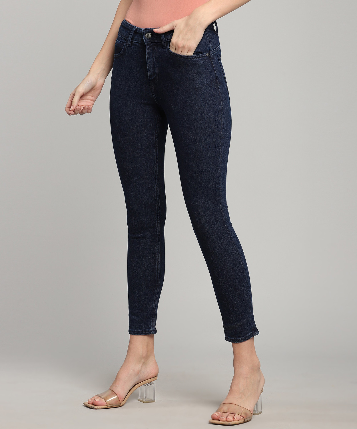 Image of LEE Skinny Women Dark Blue Jeans