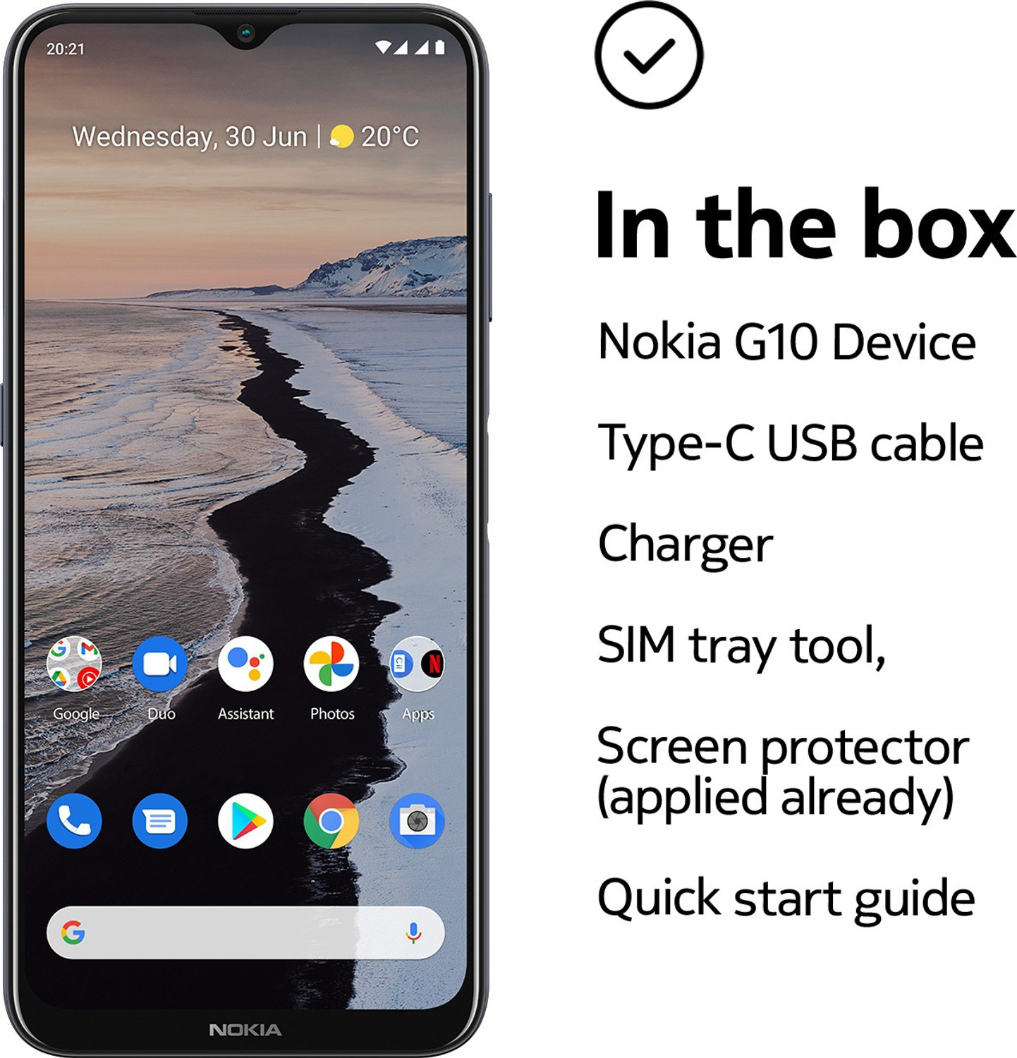 Image of Nokia G10 (Night | Dark Blue, 64 GB)