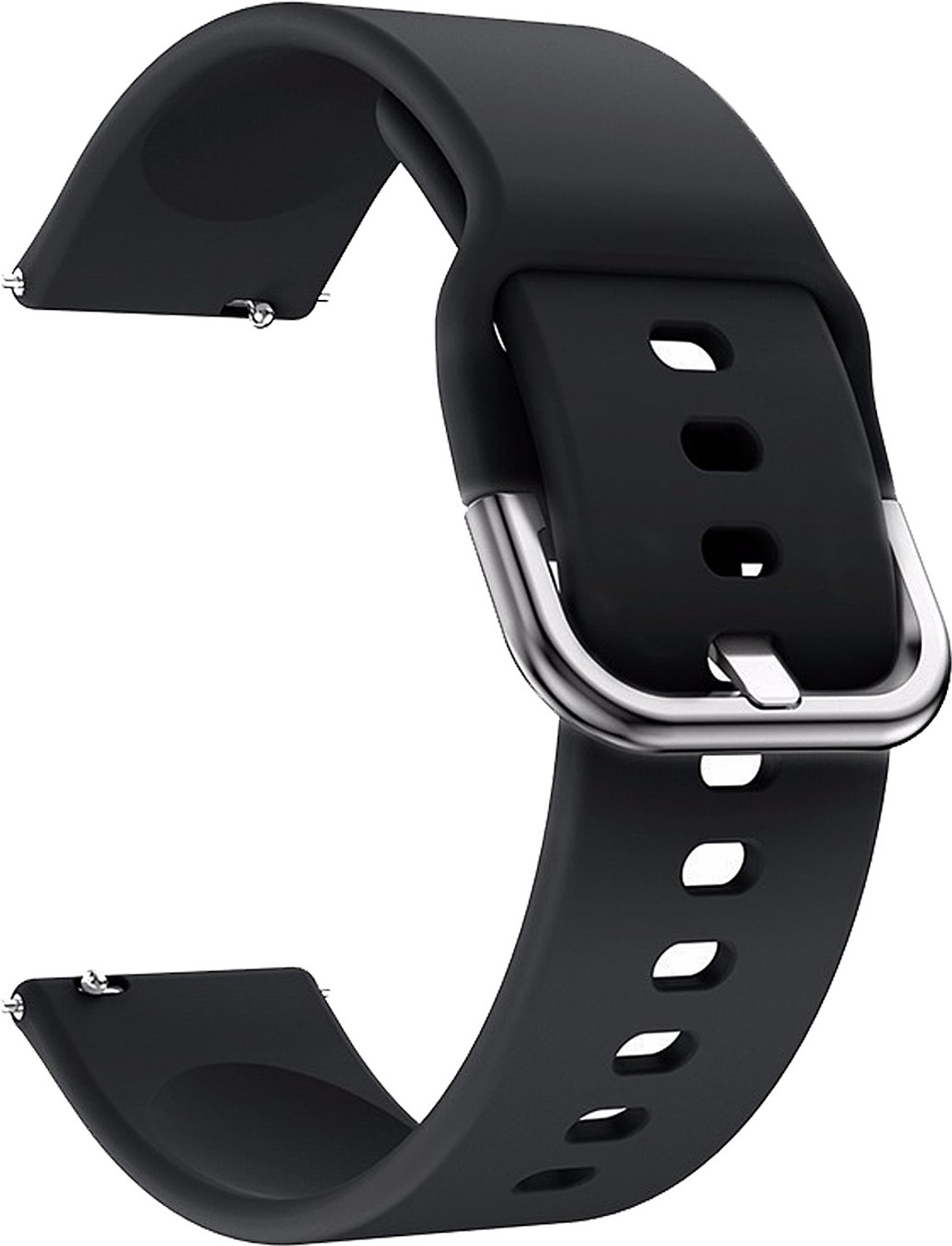 ACM Watch Strap Hook Belt for Fastrack Reflex Curv Smartwatch Black Smart Watch Strap Black Price History