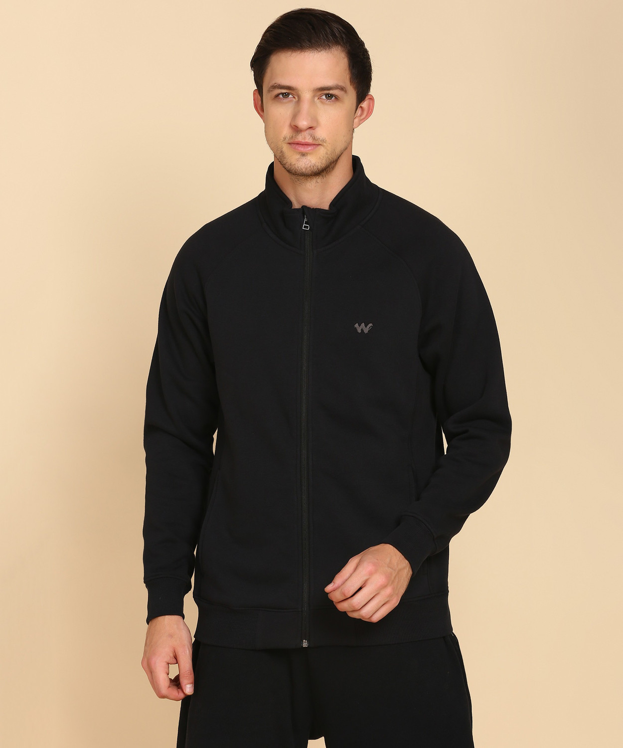 Wildcraft full sleeve cheap solid men's sweatshirt