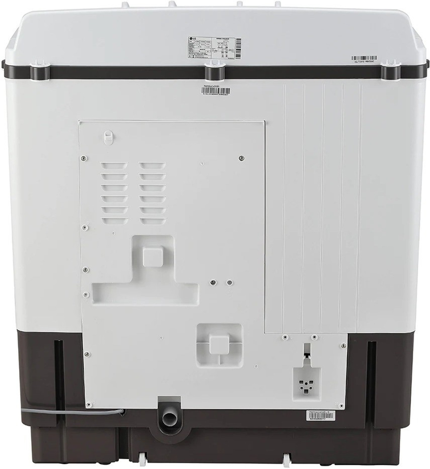 Image of LG 9 kg with Wi-Fi Enabled Roller Jet Pulsator and Soak Semi Automatic Top Load Washing Machine Grey