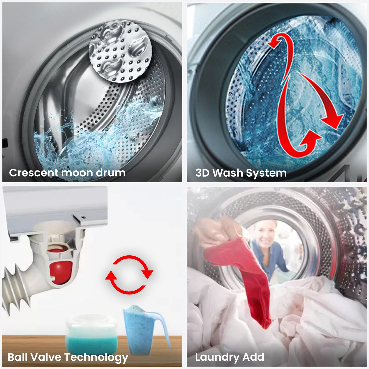 Image of IFB 7 kg Fully Automatic Front Load Washing Machine with In-built Heater White