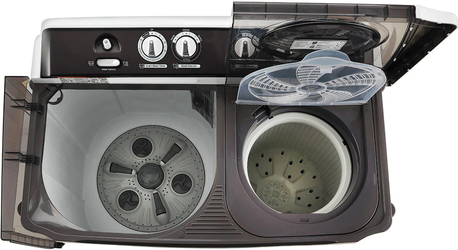 Image of LG 9 kg with Wi-Fi Enabled Roller Jet Pulsator and Soak Semi Automatic Top Load Washing Machine Grey