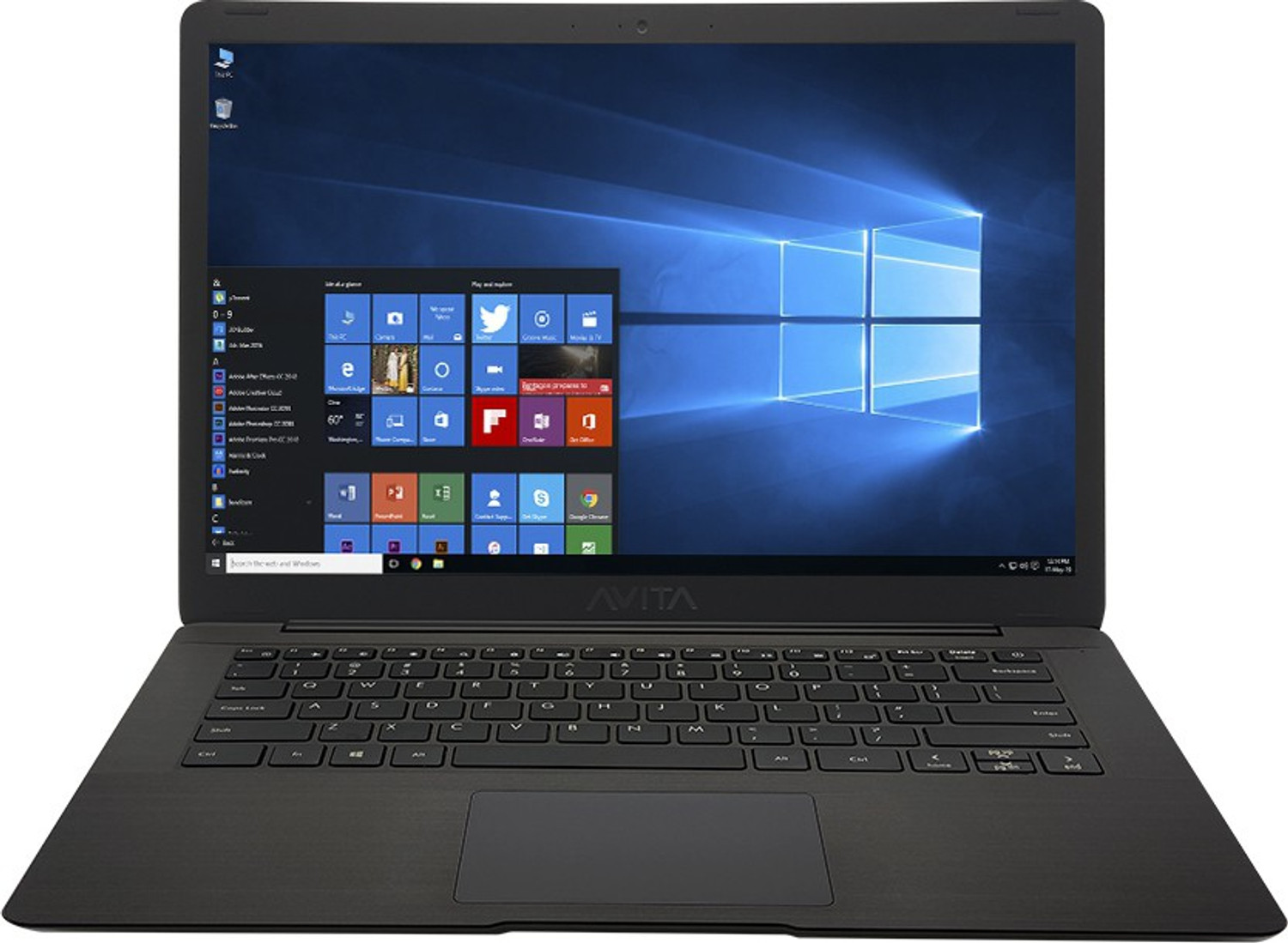 Image of Avita PURA AMD APU Dual Core A6 - (4 GB /128 GB SSD /Windows 10 Home) NS14A6ING431-IBB Thin and Light Laptop
