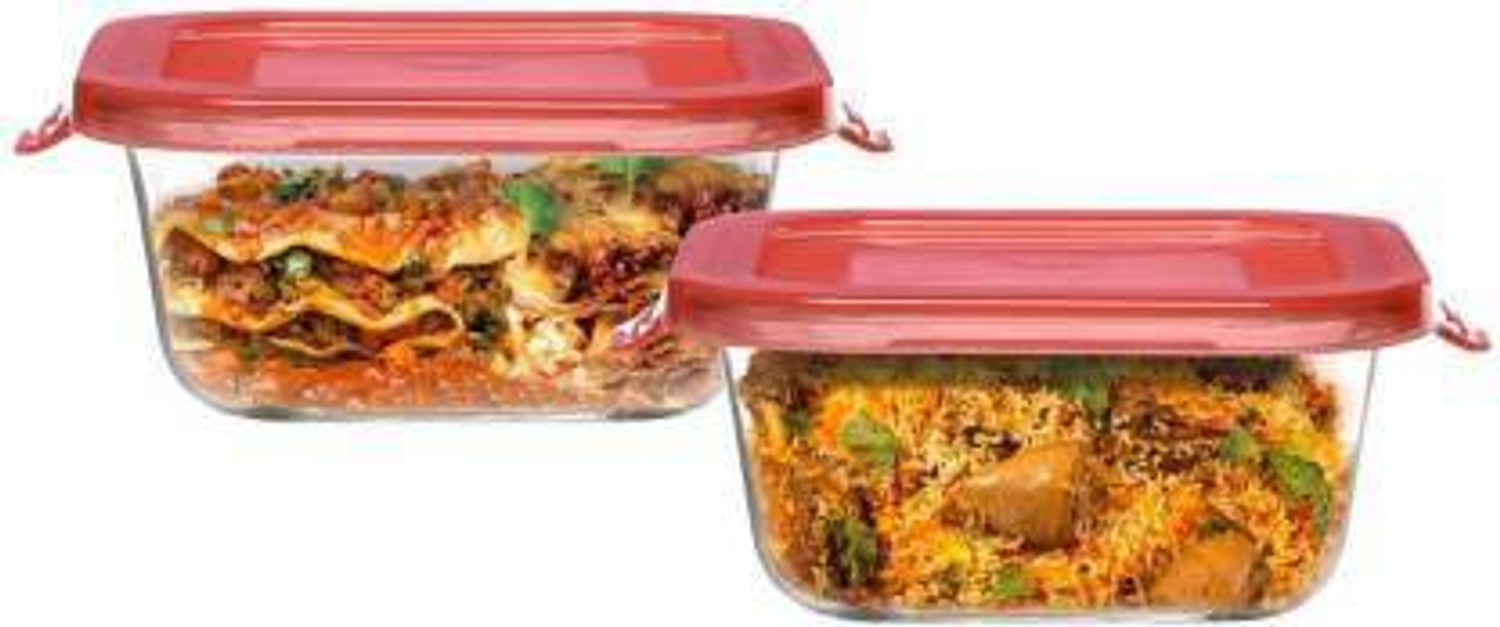 Image of Flipkart SmartBuy Glass Utility Container - 550 ml