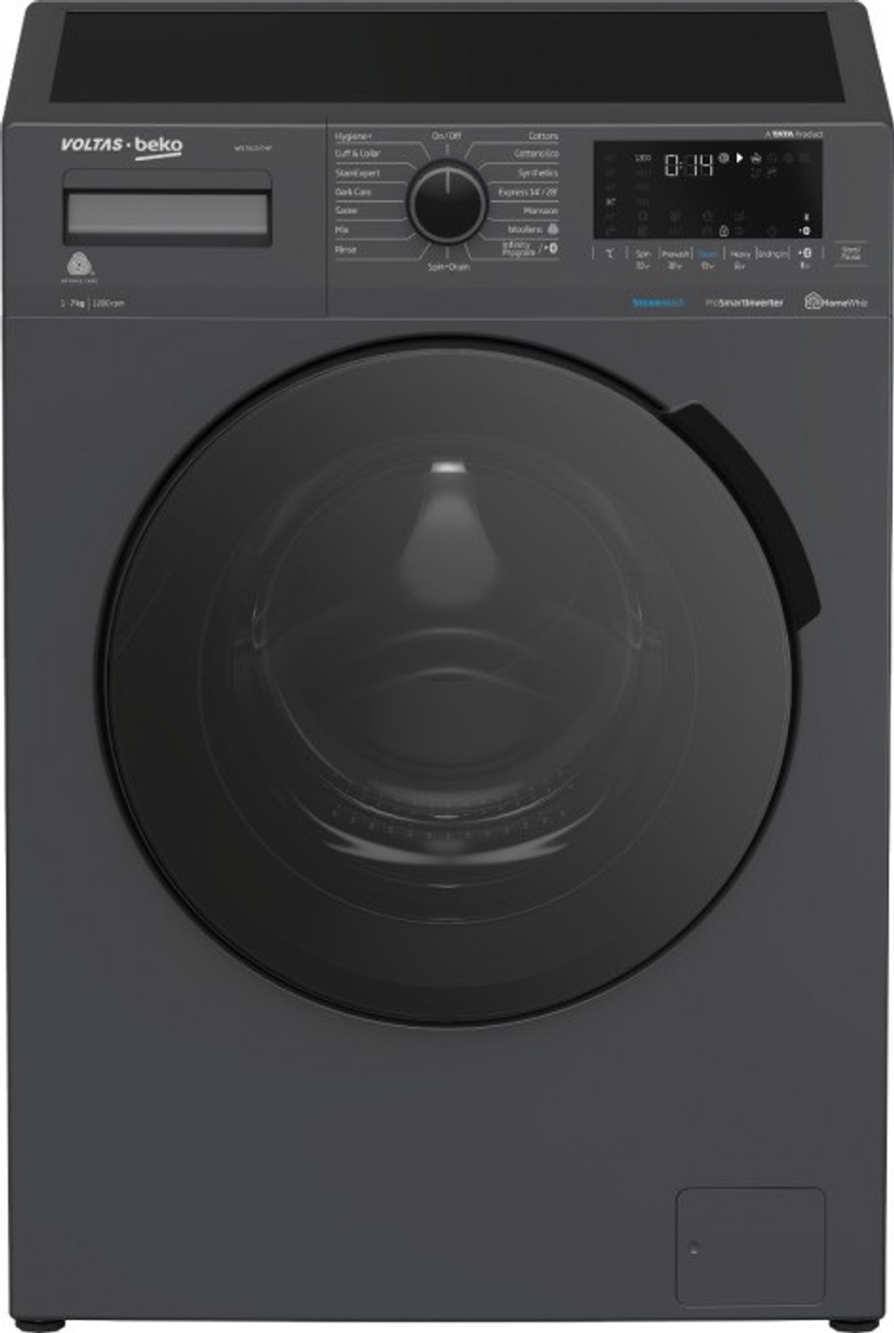 Image of Voltas Beko by A Tata Product 7 kg with Wi-Fi Enabled Fully Automatic Front Load Washing Machine with In-built Heater Grey