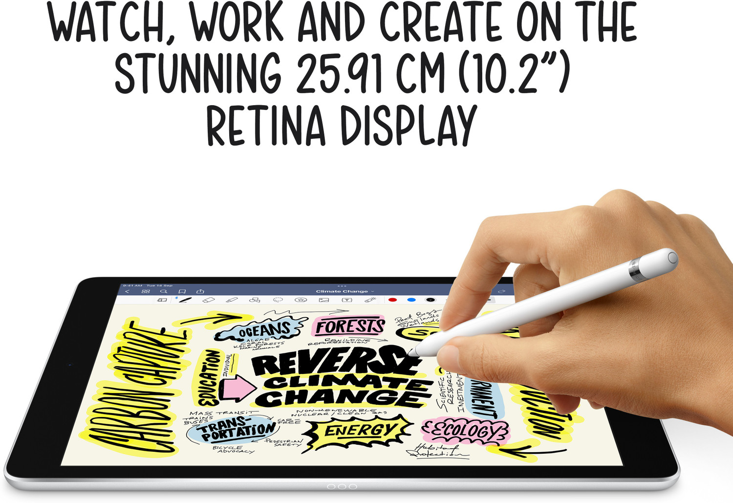 Image of Apple iPad (9th Gen) 64 GB ROM 10.2 inch with Wi-Fi Only A13 Bionic Chip (Space Grey)