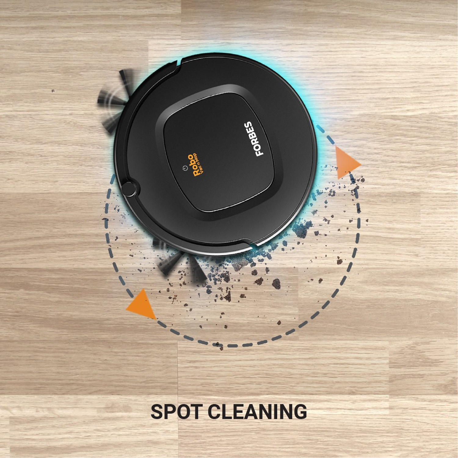 EUREKA FORBES Robo Vac N Mop Robotic Floor Cleaner with 2 in 1 Mopping