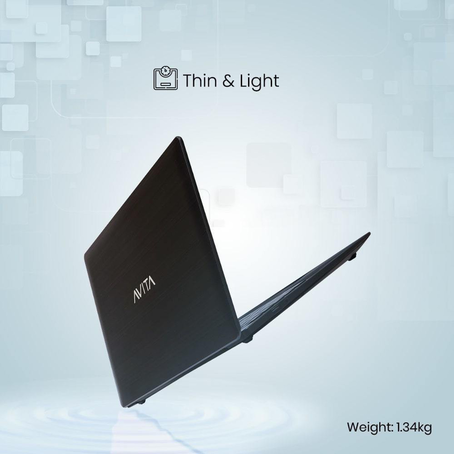 Image of Avita PURA AMD APU Dual Core A6 - (4 GB /128 GB SSD /Windows 10 Home) NS14A6ING431-IBB Thin and Light Laptop