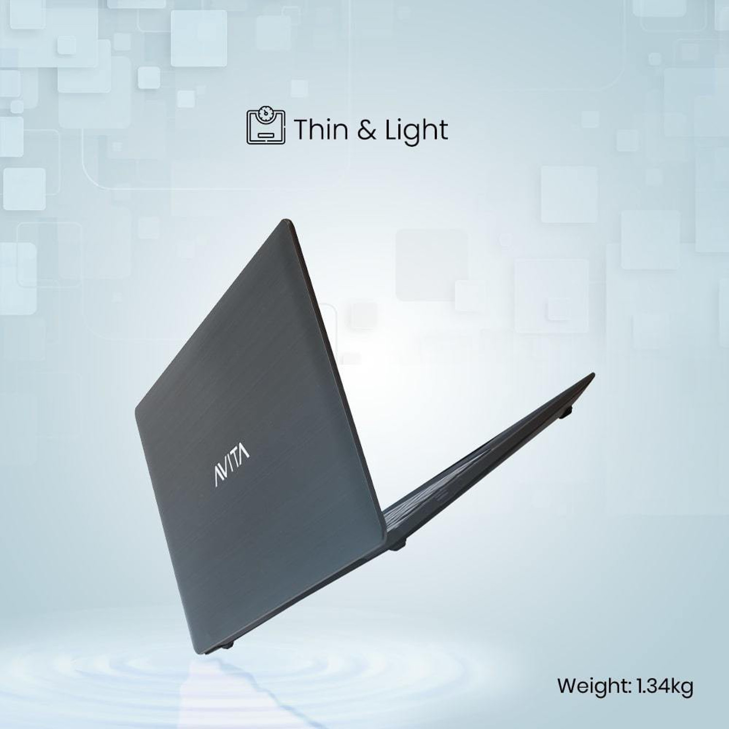 Image of Avita PURA AMD APU Dual Core A6 9220e - (8 GB /256 GB SSD /Windows 10 Home) NS14A6ING541-SGC Thin and Light Laptop