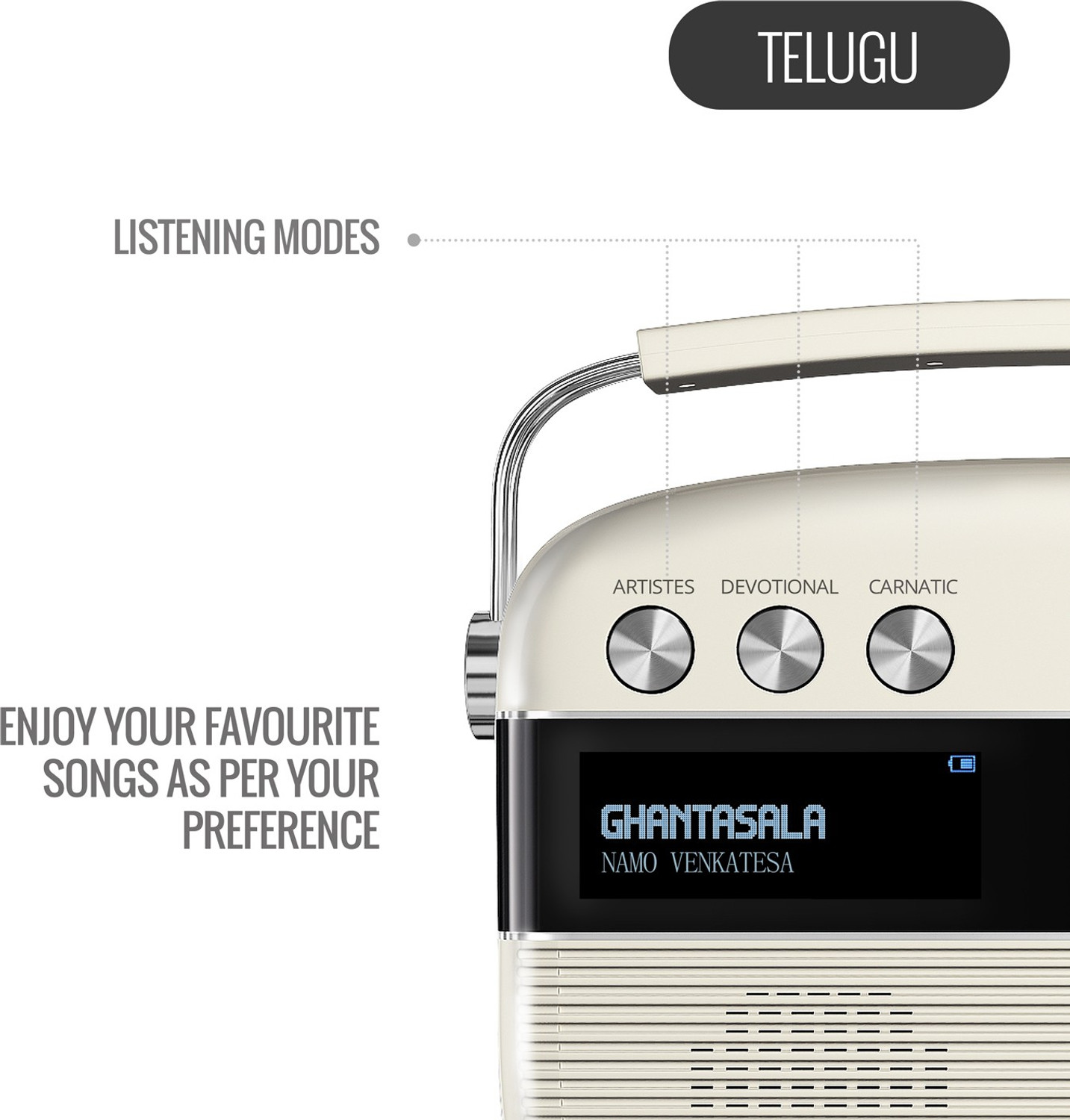 Image of SAREGAMA Carvaan Telugu 10 W Bluetooth Speaker