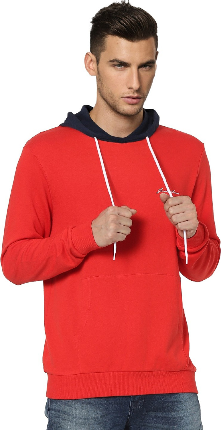 Jack & jones full sleeve solid men's sweatshirt clearance