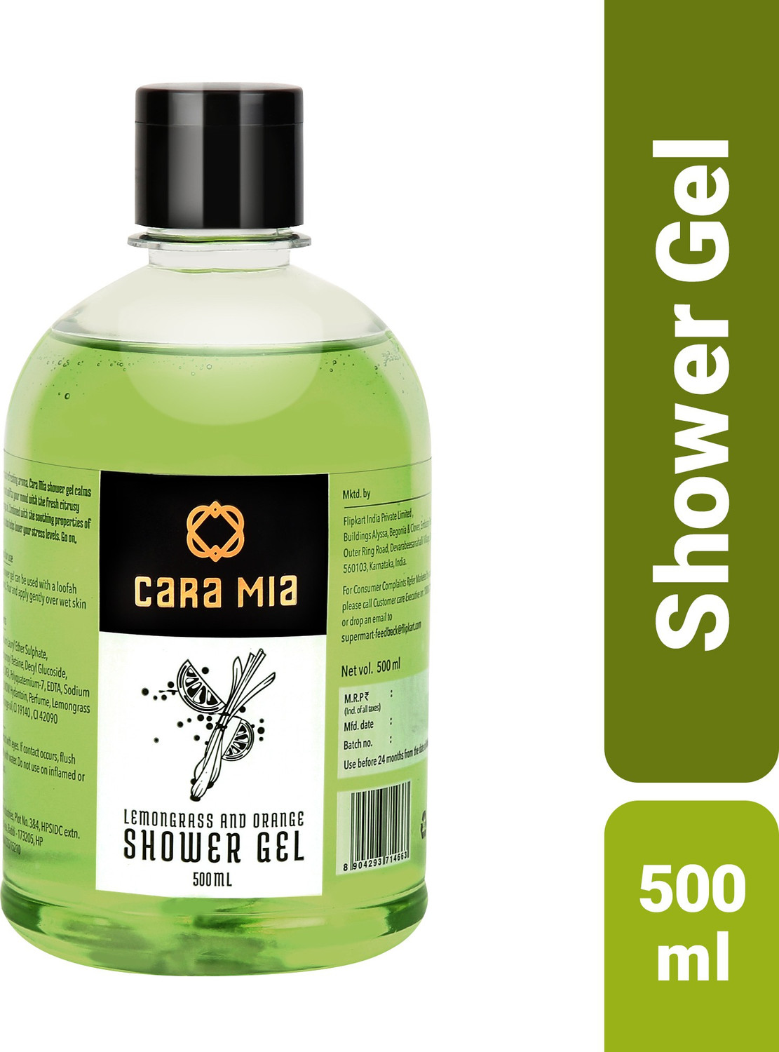 Image of Cara Mia Lemongrass and Orange Shower Gel