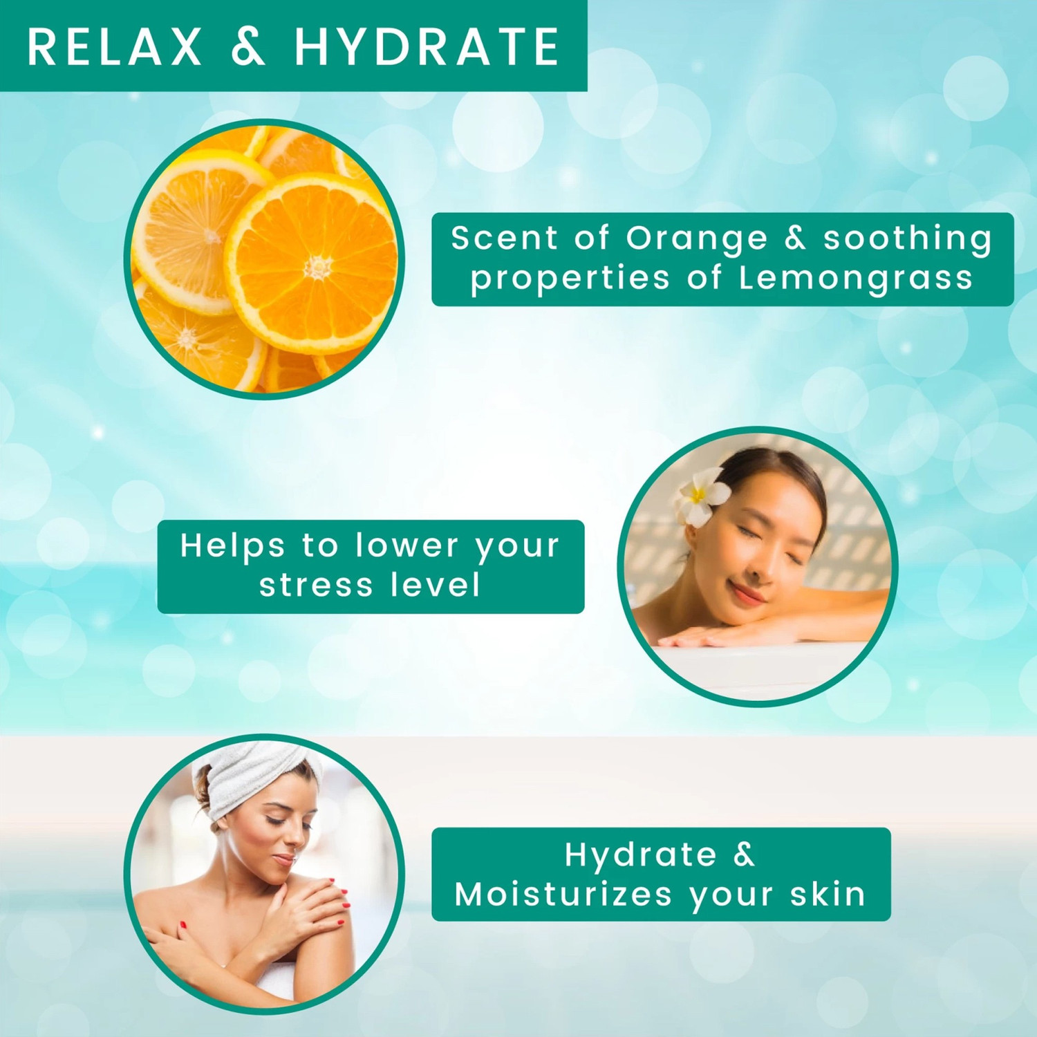 Image of Cara Mia Lemongrass and Orange Shower Gel