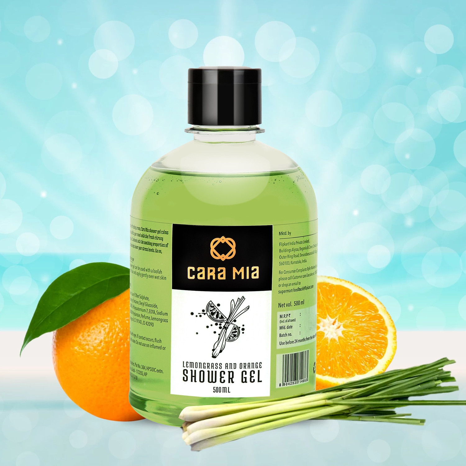 Image of Cara Mia Lemongrass and Orange Shower Gel