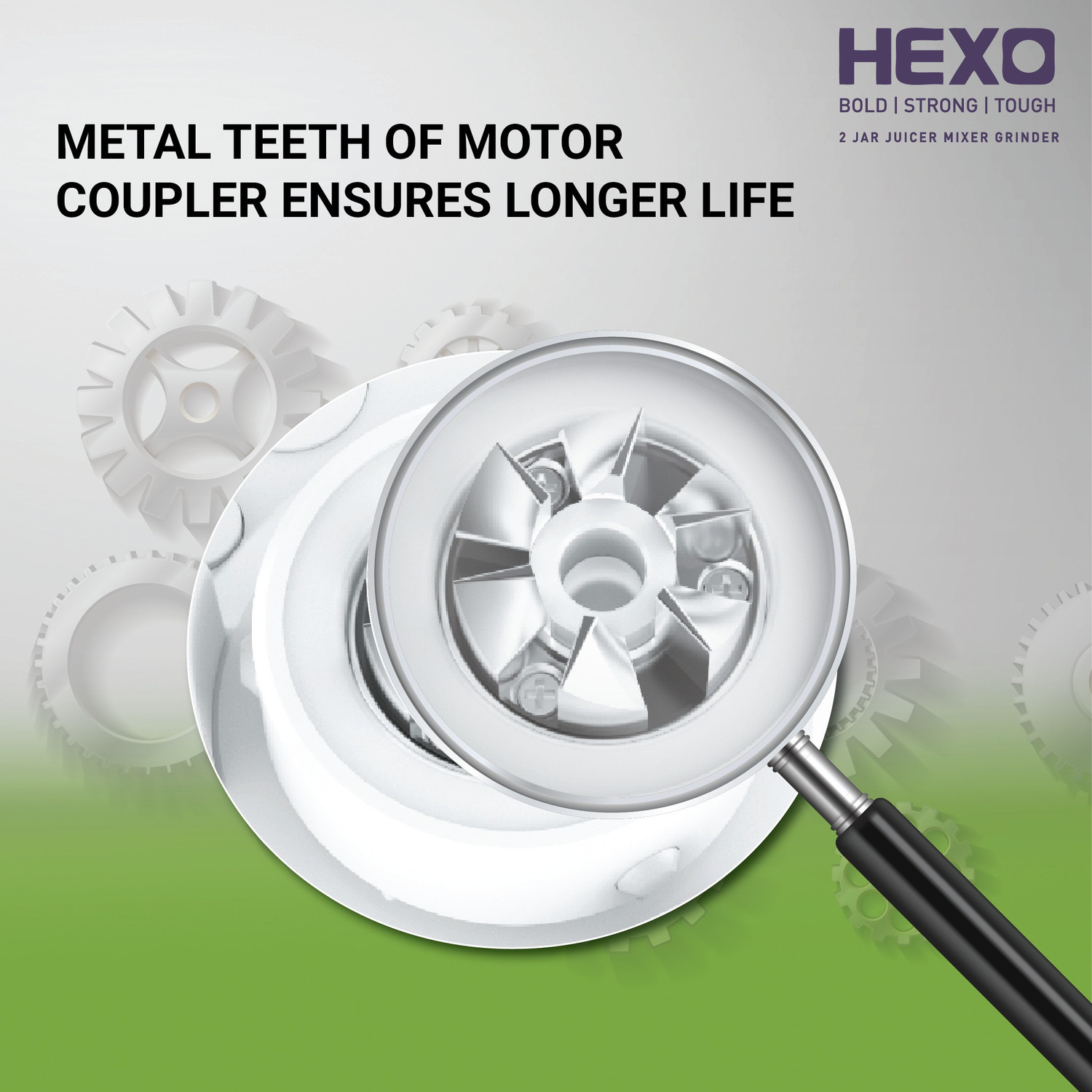 Image of HAVELLS Hexo 1000 W Juicer Mixer Grinder