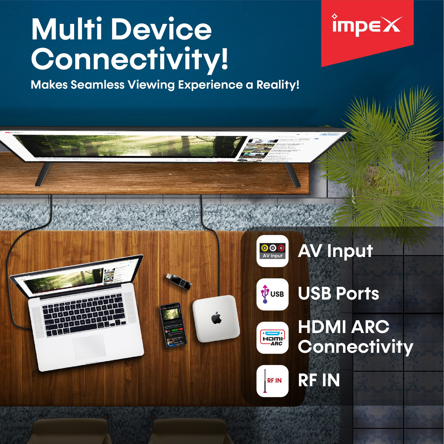 Image of IMPEX Gloria Series 81.28 cm (32 inch) HD Ready LED TV