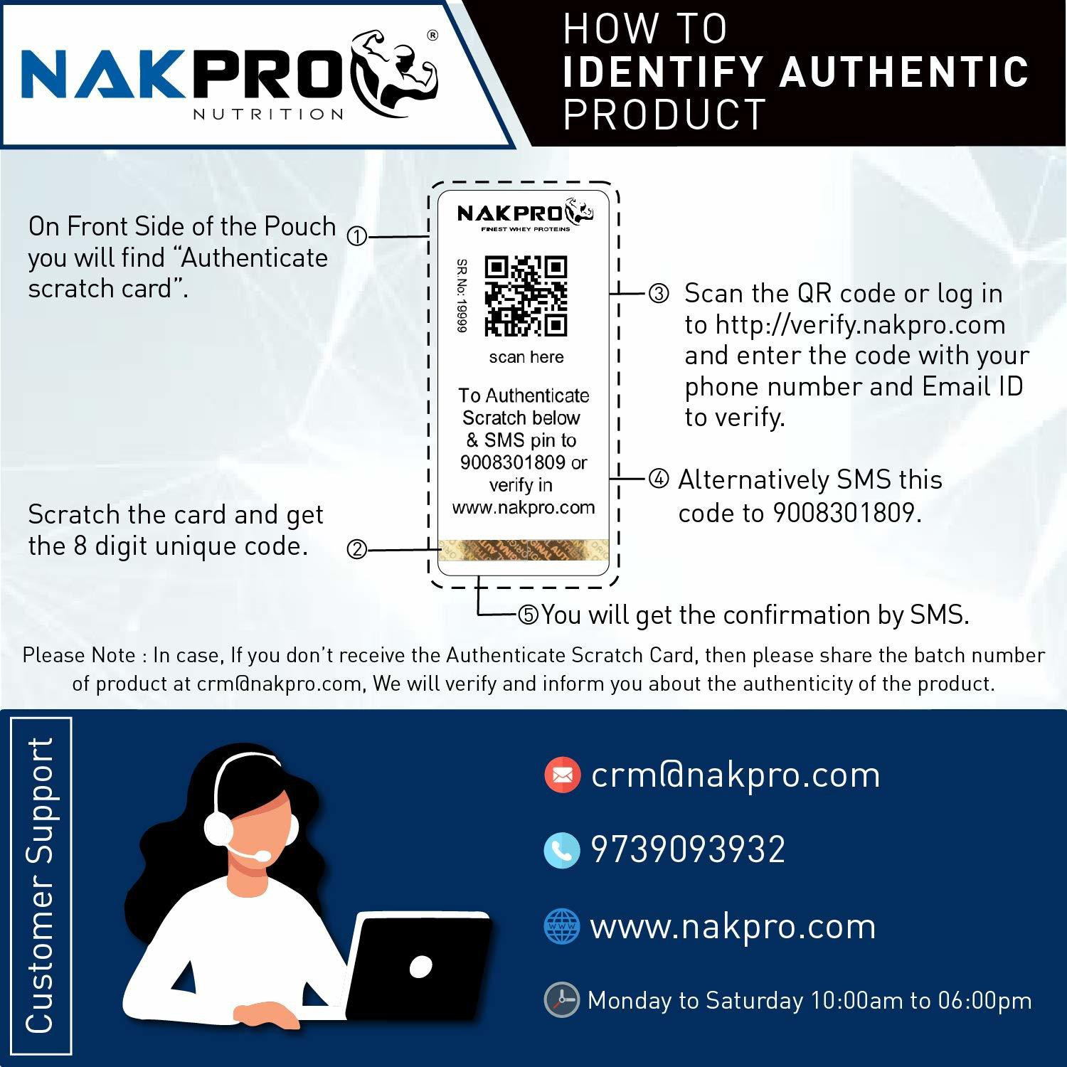 Image of Nakpro PLATINUM Whey Protein Isolate Banana 1 Kg Whey Protein