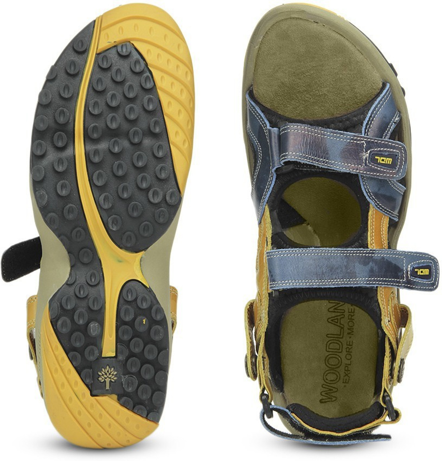Woodland men multicolor sports sandals clearance