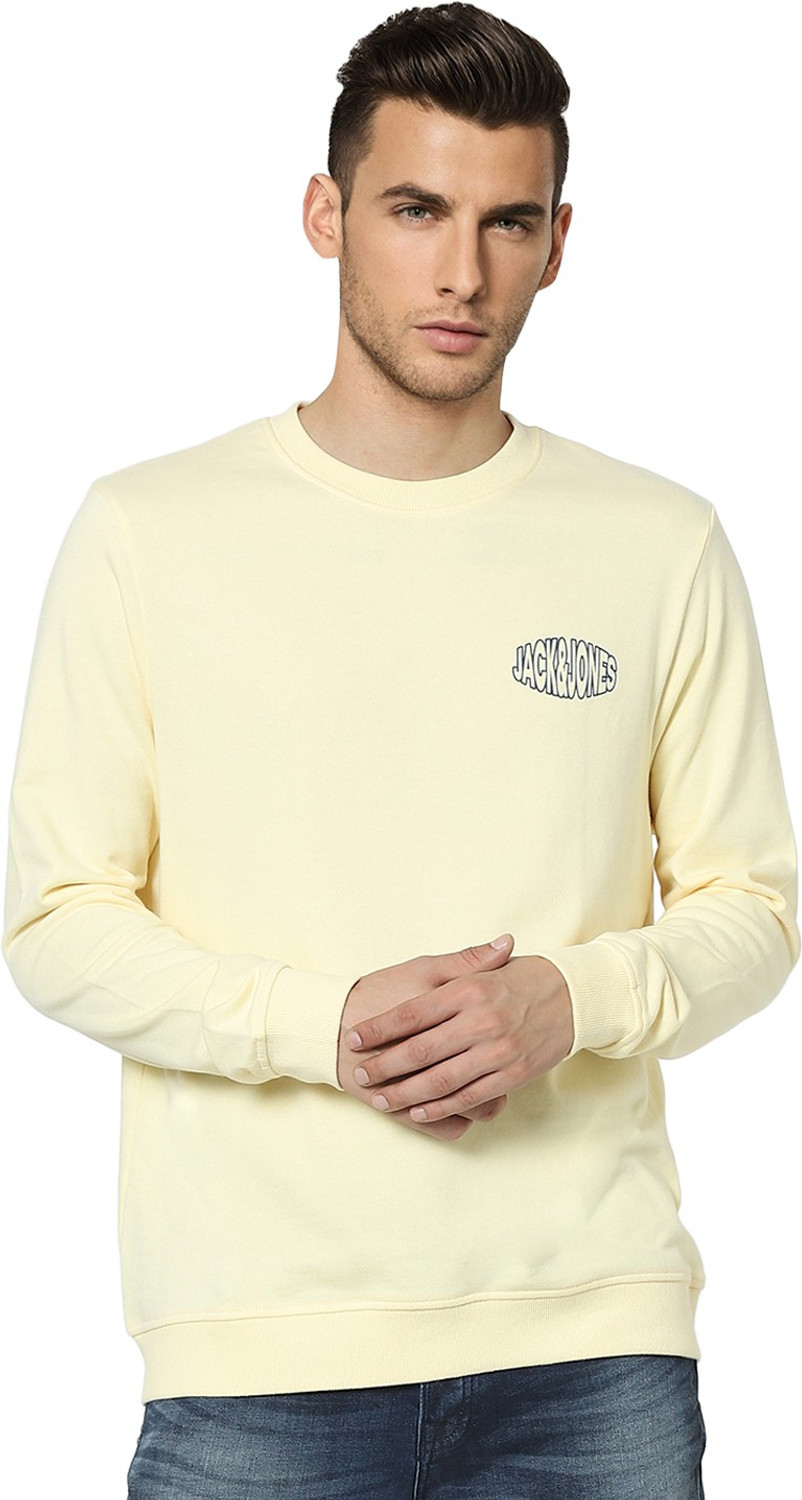 Jack & jones full sleeve discount solid men's sweatshirt