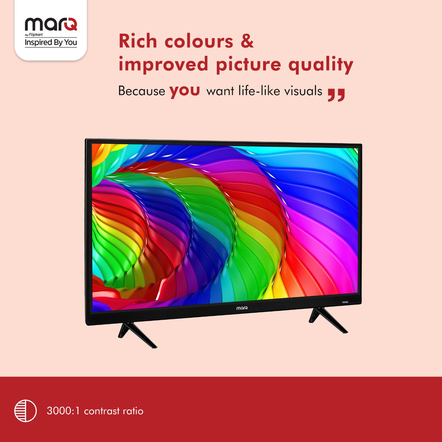 Image of MarQ By Flipkart 80 cm (32 inch) HD Ready LED TV