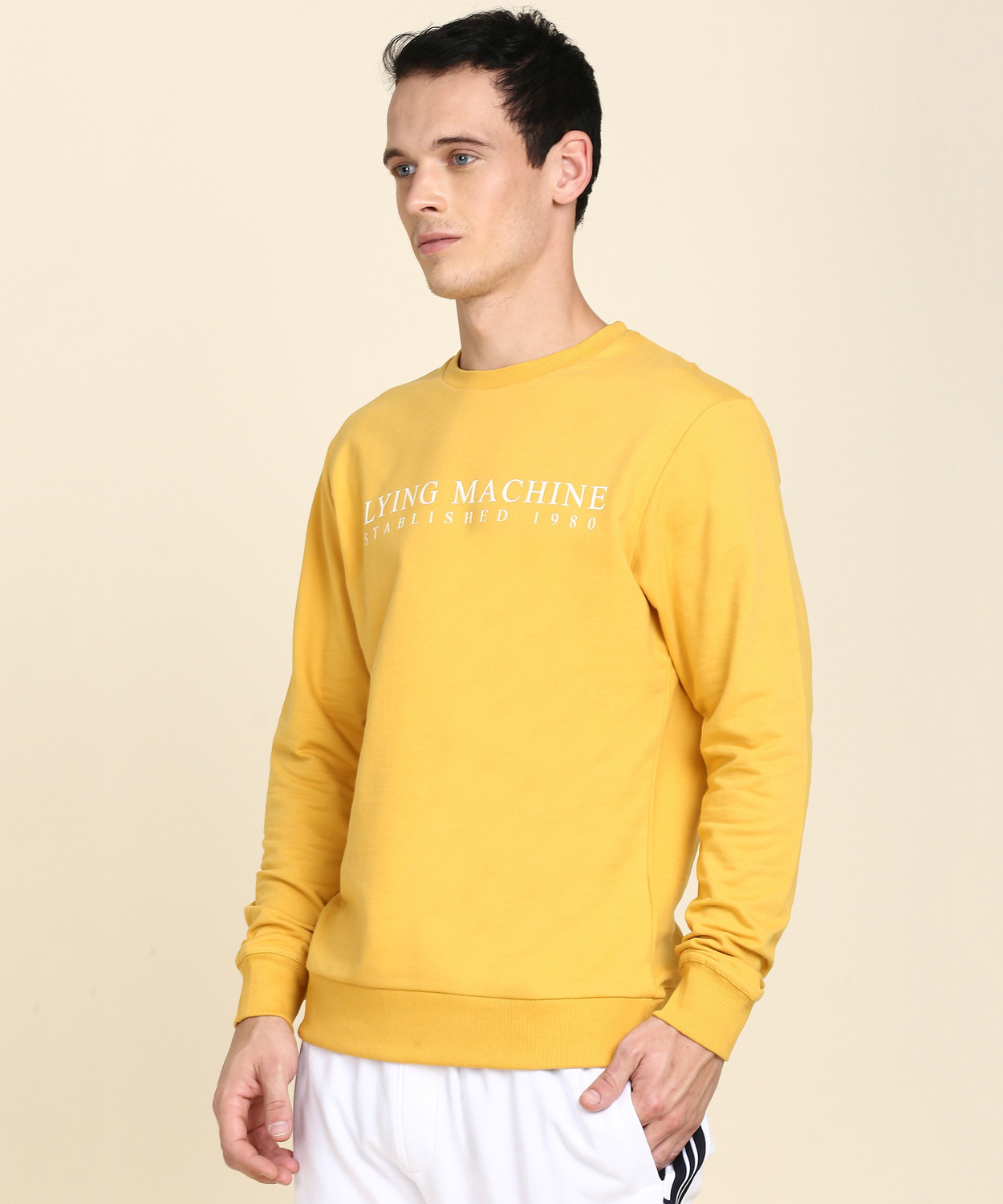 FLYING MACHINE Full Sleeve Printed Men Sweatshirt Price History