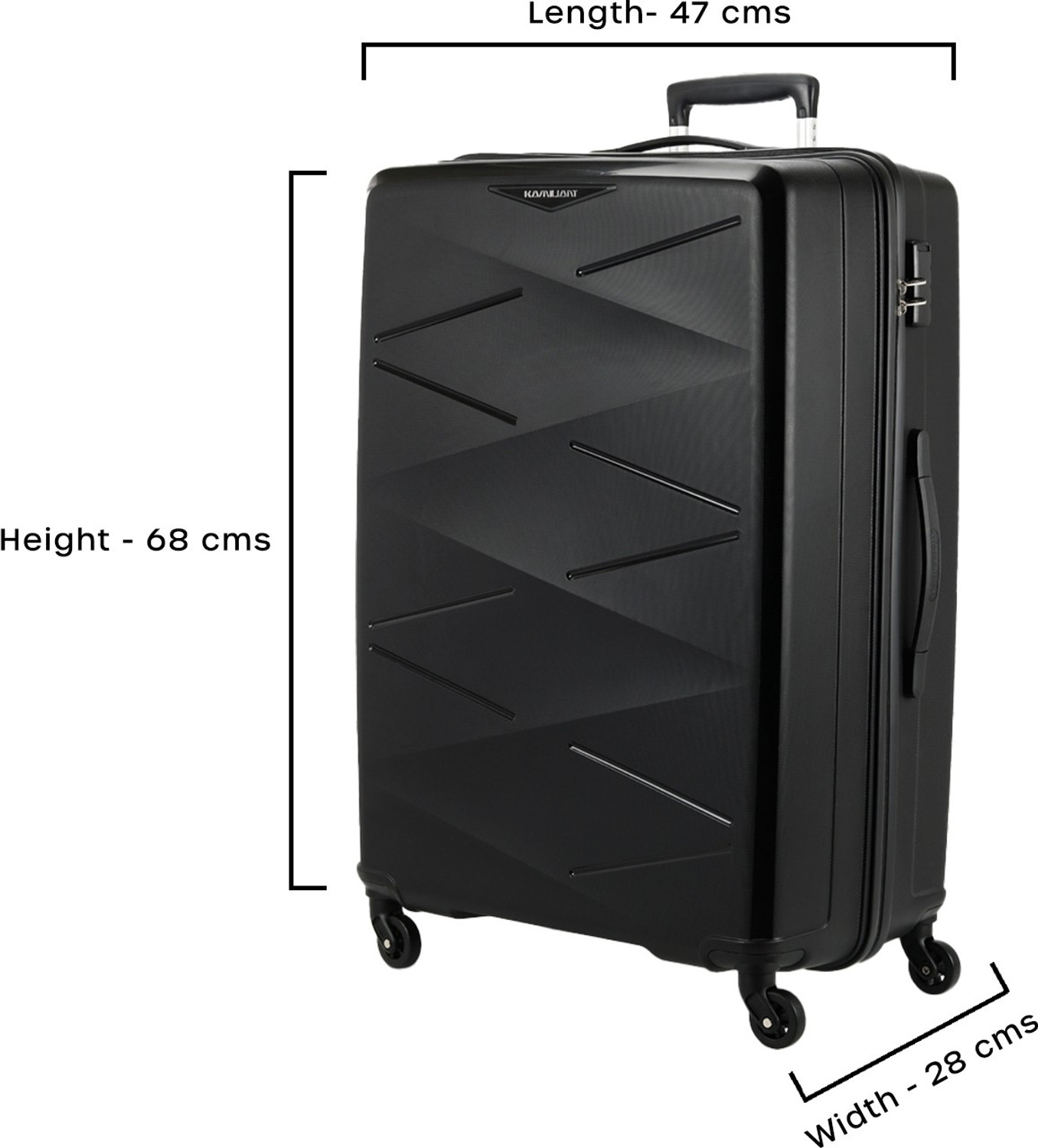 Image of Kamiliant by American Tourister Combination Lock-Triprism Check-in Suitcase 4 Wheels - 27 inch
