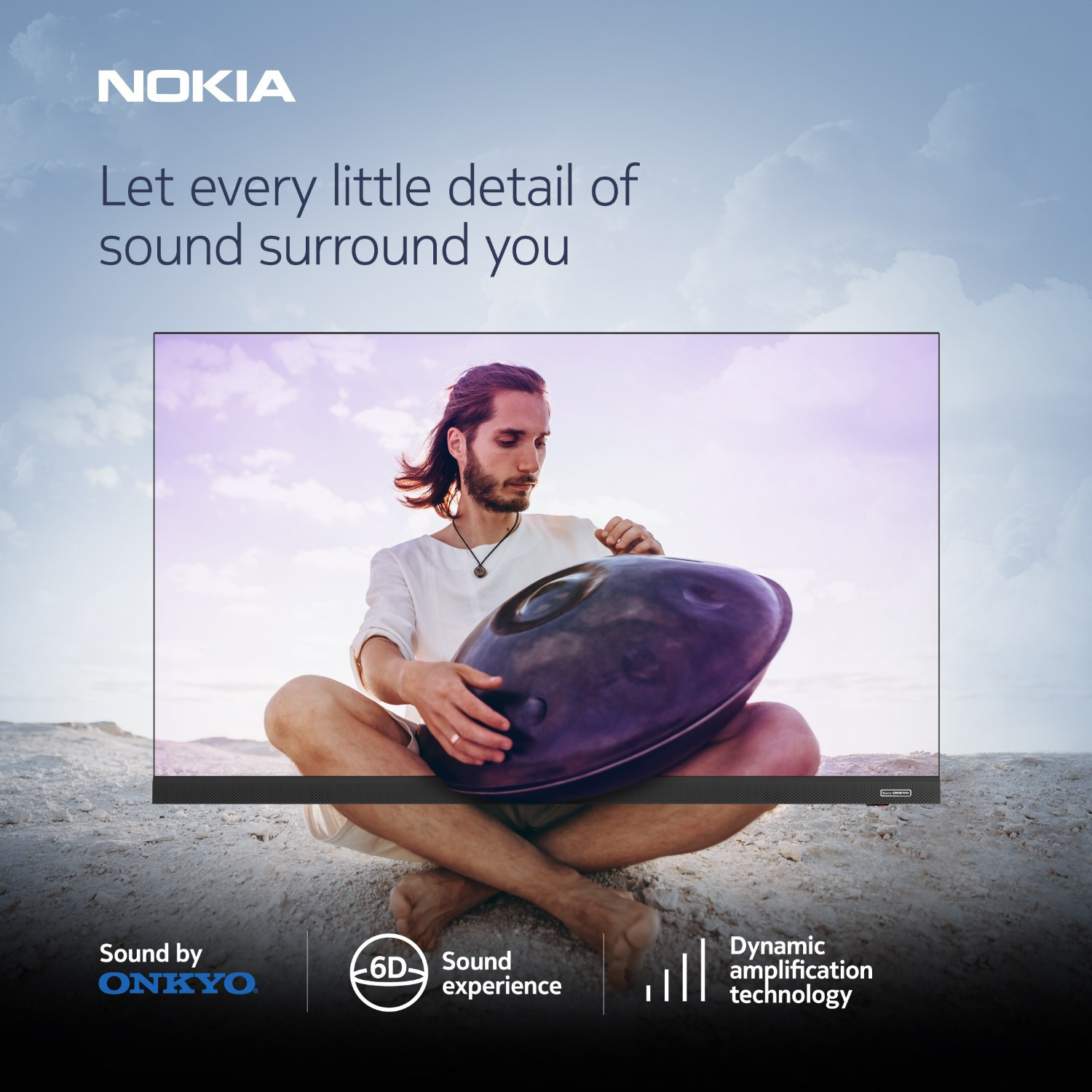 Image of Nokia 109 cm (43 inch) Ultra HD 4K LED Smart Android TV with Sound by Onkyo and Dolby Atmos