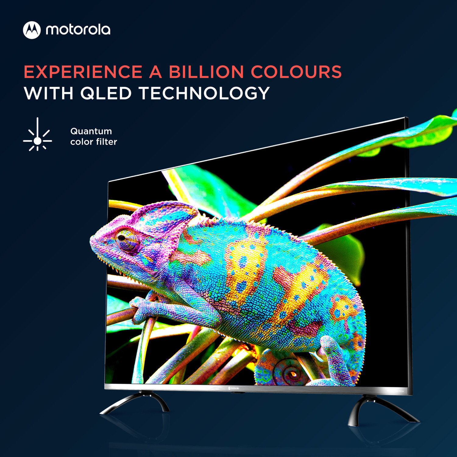 Image of MOTOROLA Revou-Q 139 cm (55 inch) QLED Ultra HD (4K) Smart Android TV with Wireless Gamepad