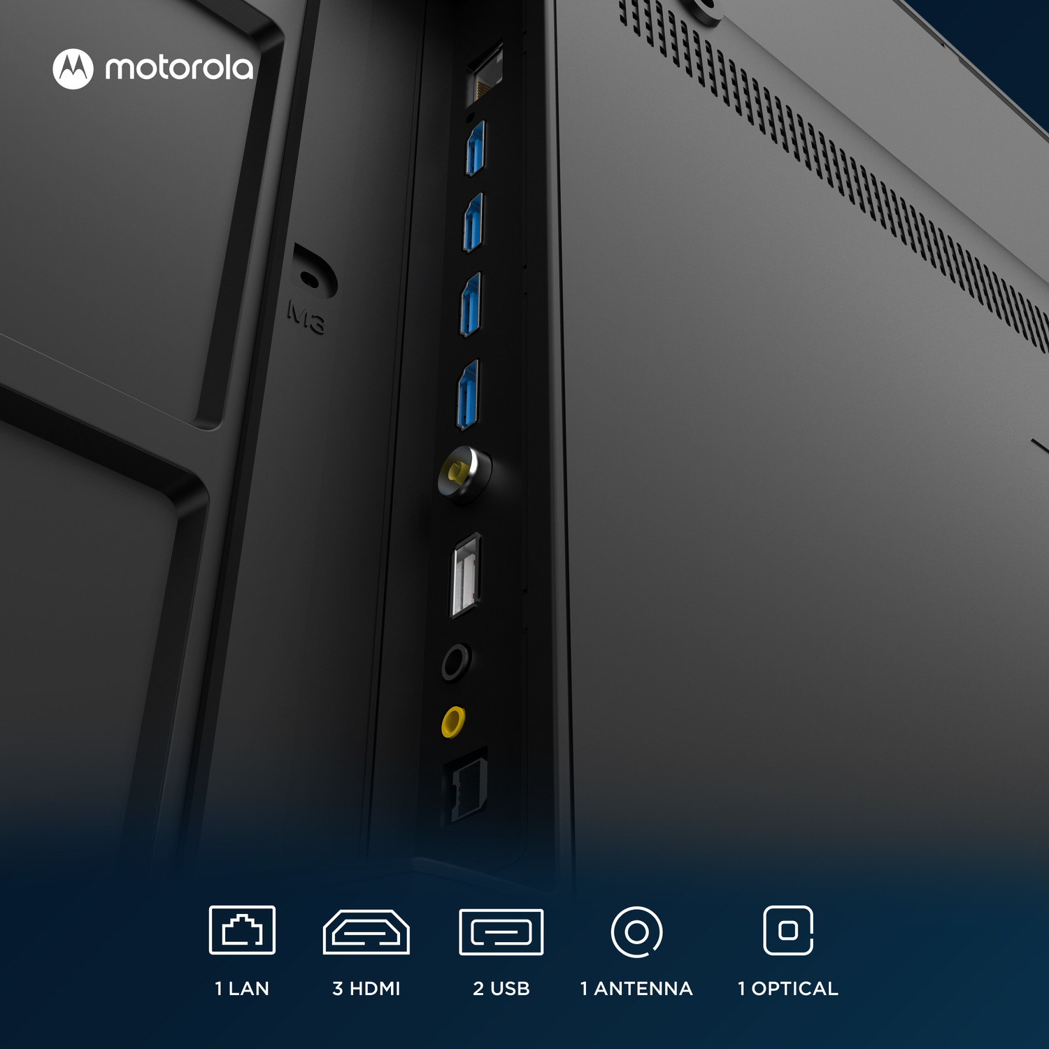 Image of MOTOROLA Revou-Q 139 cm (55 inch) QLED Ultra HD (4K) Smart Android TV with Wireless Gamepad