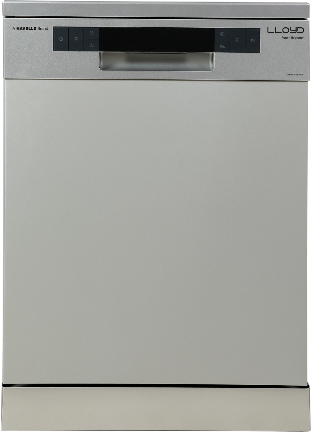 Image of Lloyd LDWF15PSA1TS Free Standing 8 Place Settings Intensive Kadhai Cleaning| No Pre-rinse Required Dishwasher