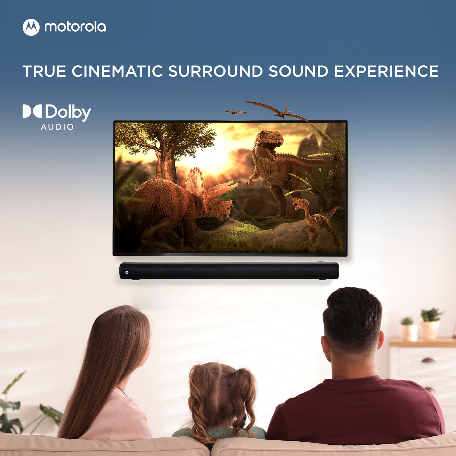 Image of MOTOROLA AmphisoundX Dolby with HDMI Arc 160 W Bluetooth Soundbar