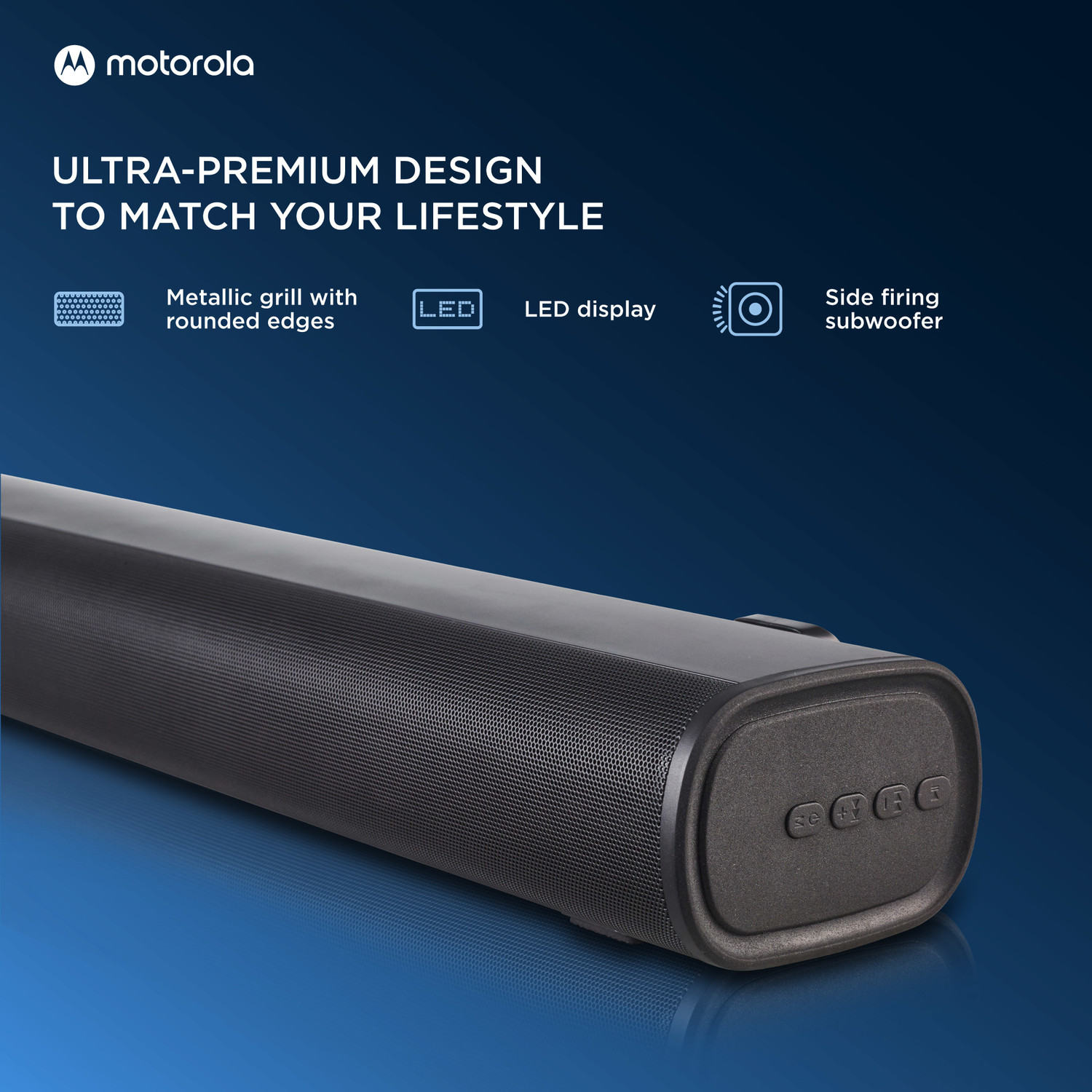 Image of MOTOROLA AmphisoundX Dolby with HDMI Arc 160 W Bluetooth Soundbar