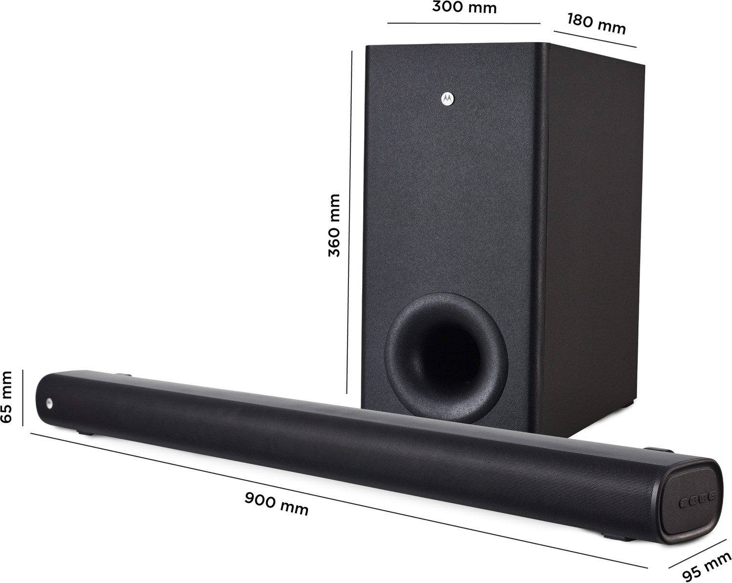 Image of MOTOROLA AmphisoundX Dolby with HDMI Arc 160 W Bluetooth Soundbar