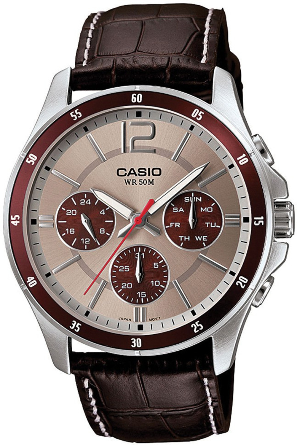 Image of CASIO MTP-1374HL-7A1VIF Enticer Men's Analog Watch - For Men
