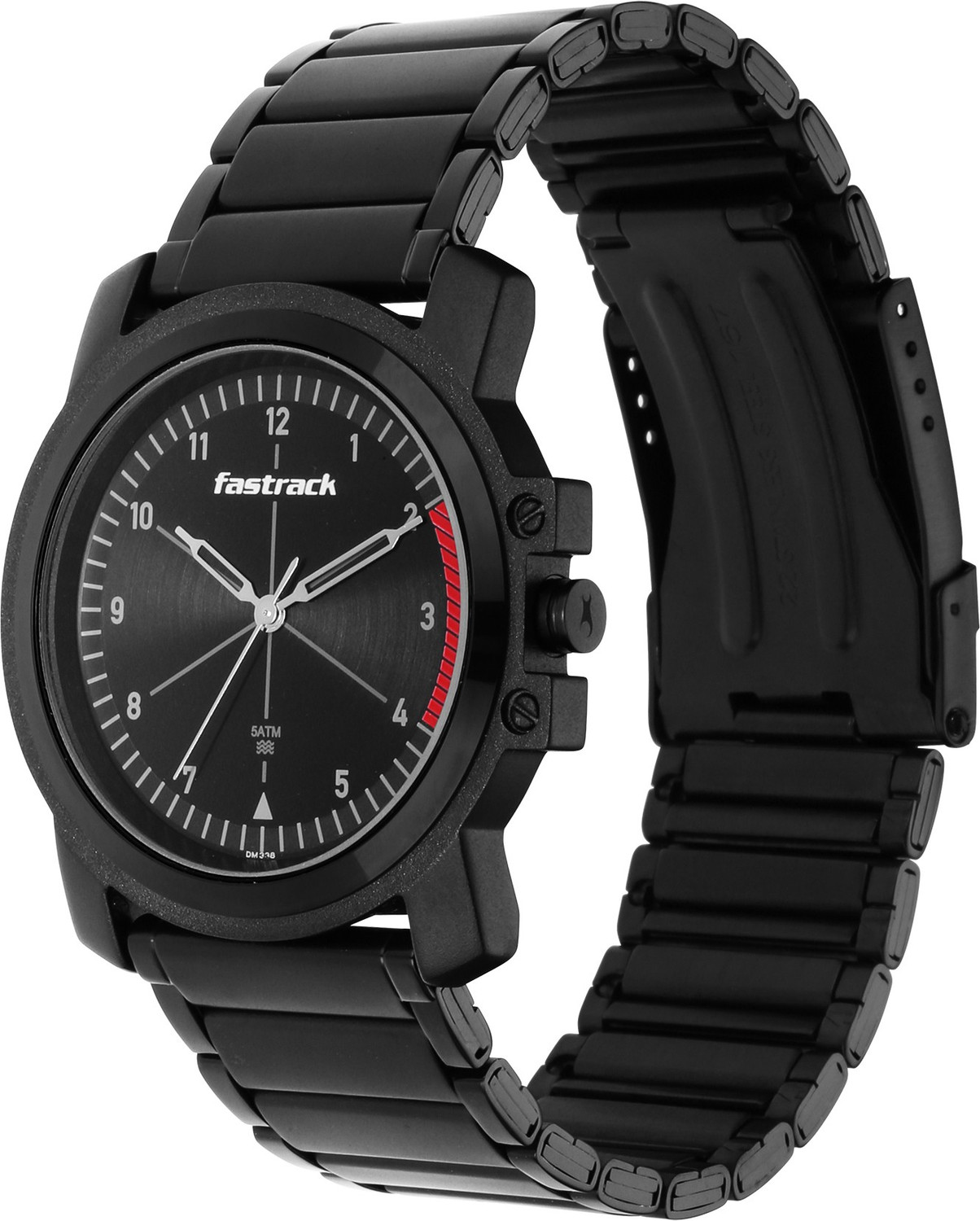 Fastrack Fastrack Stunners Black Dial Black Metal Strap Analog Watch ...