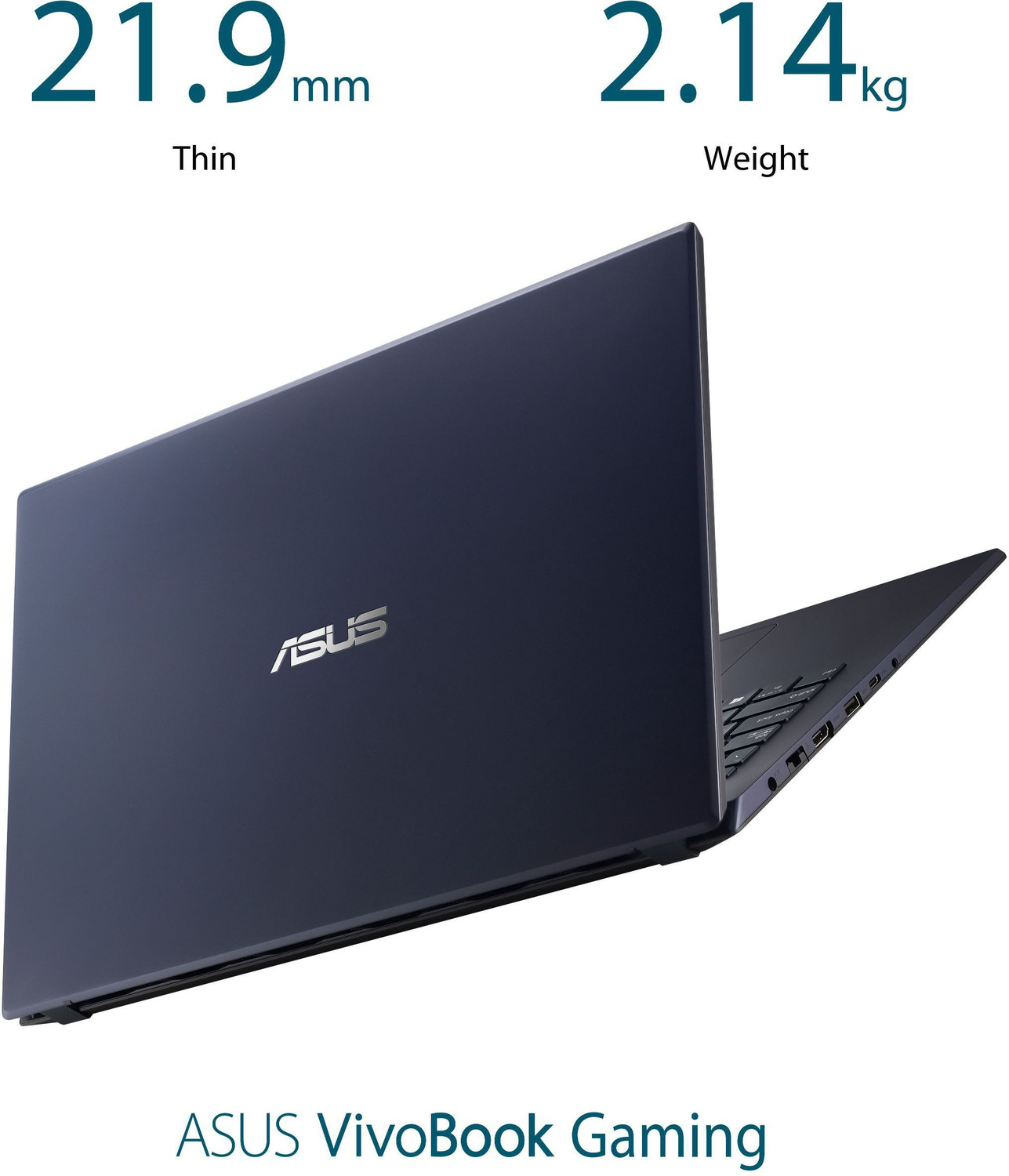Image of ASUS Vivobook Gaming Intel Core i5 9th Gen 9300H - (8 GB /1 TB HDD /256 GB SSD /Windows 10 Home /4 GB Graphics /NVIDIA GeForce GTX 1650) F571GT-HN1062T Gaming Laptop