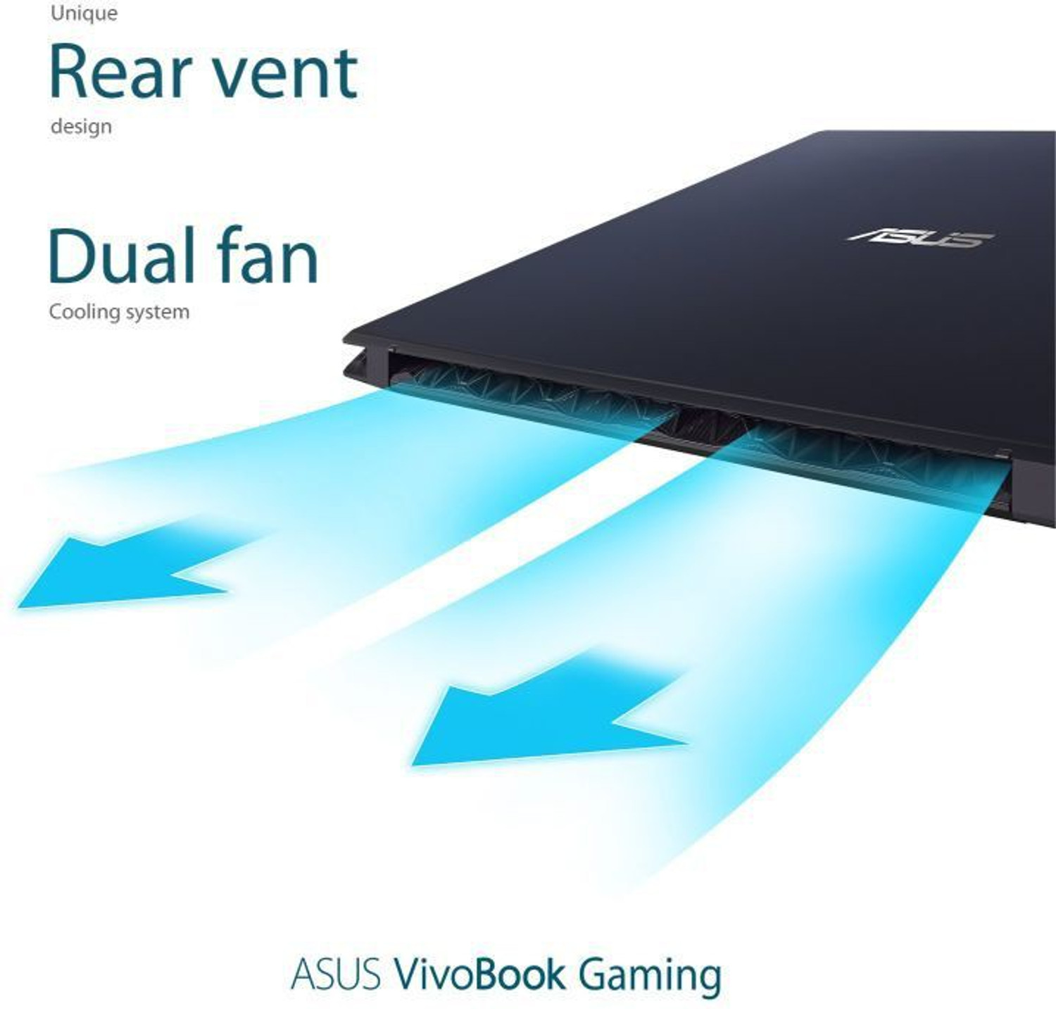 Image of ASUS Vivobook Gaming Intel Core i5 9th Gen 9300H - (8 GB /1 TB HDD /256 GB SSD /Windows 10 Home /4 GB Graphics /NVIDIA GeForce GTX 1650) F571GT-HN1062T Gaming Laptop