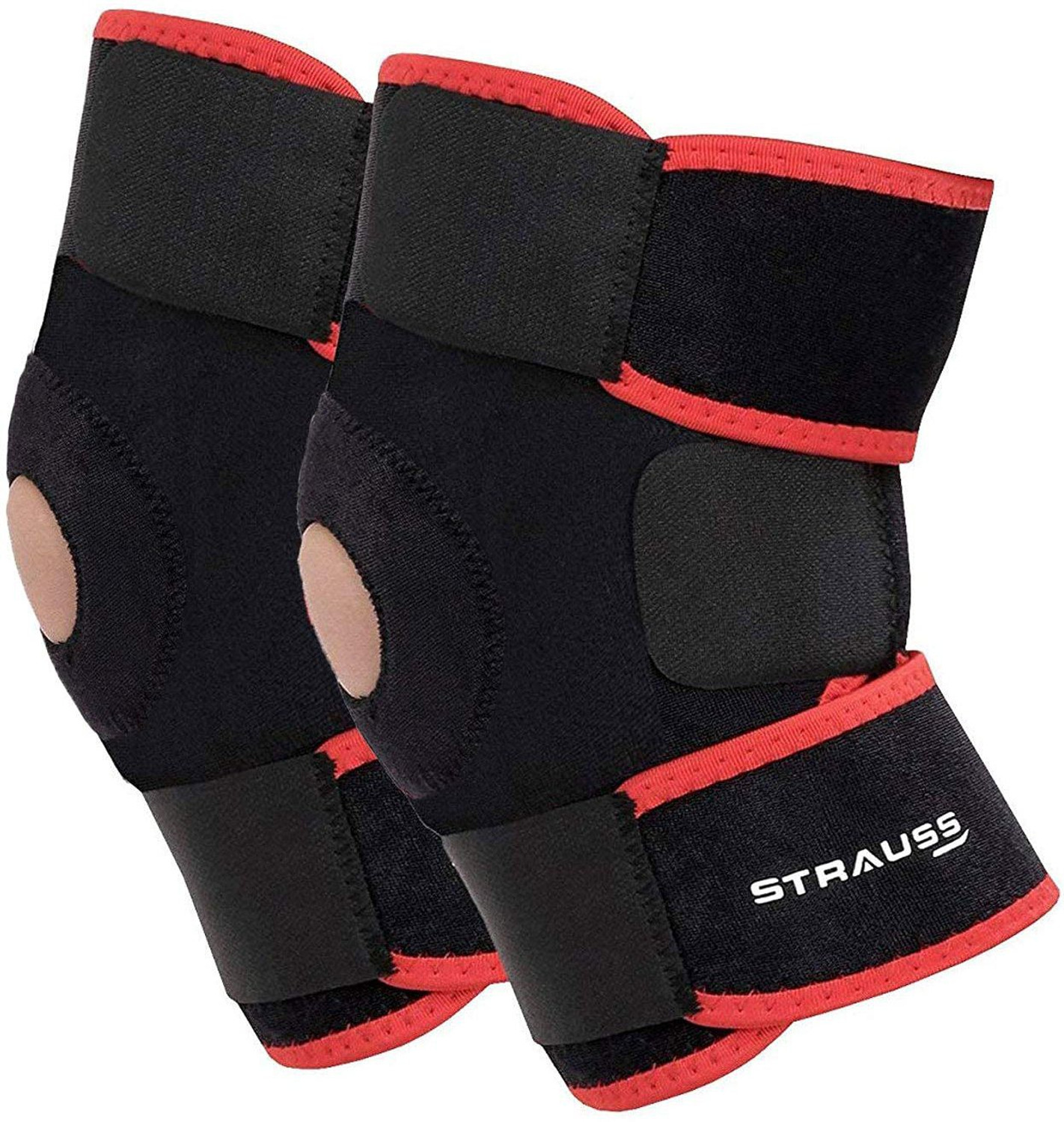Image of Strauss Adjustable Knee Support Patella | Knee Cap | Knee Brace | Knee Band (Pair) Knee Support