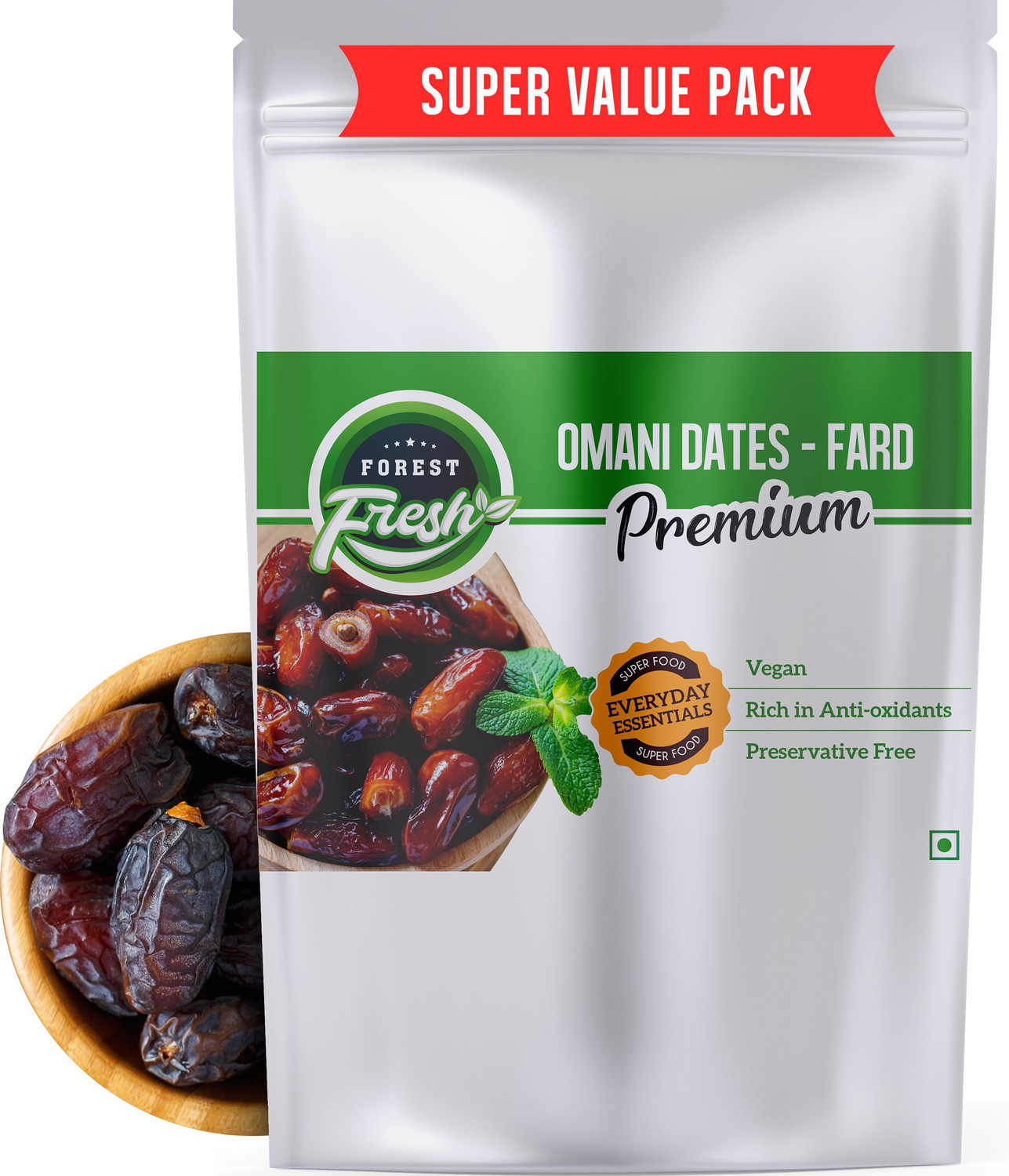 Image of Forest Fresh Premium Omani Dates (Khajoor) - Fard Super Value Pack Dates