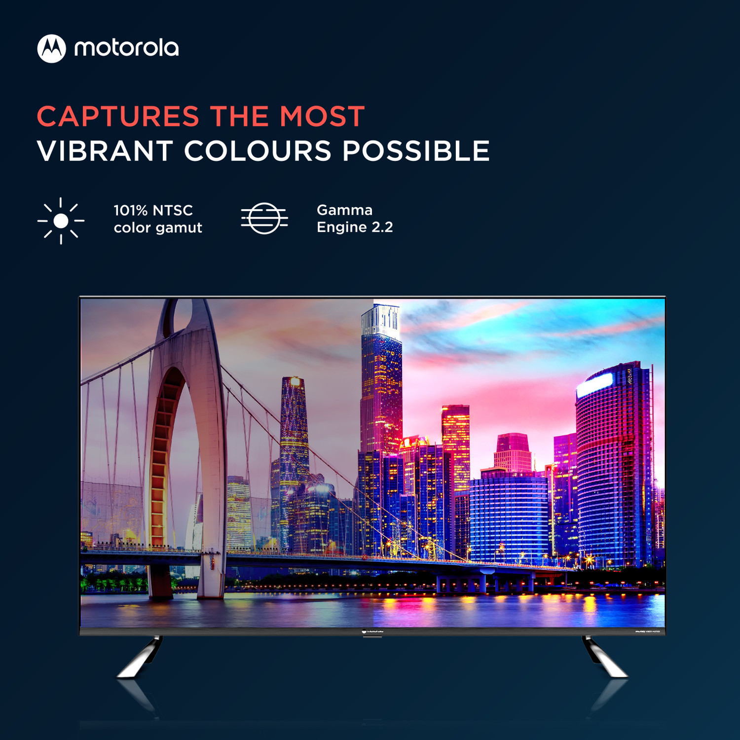 Image of MOTOROLA Revou-Q 127 cm (50 inch) QLED Ultra HD (4K) Smart Android TV with Wireless Gamepad