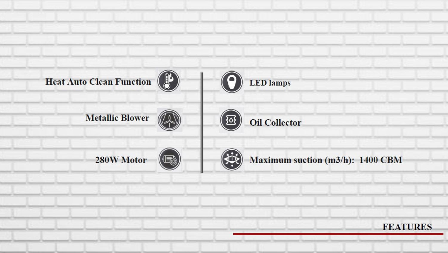 Image of Hafele CRV 60 Plus Auto Clean Wall Mounted Black 1400 CMH Chimney